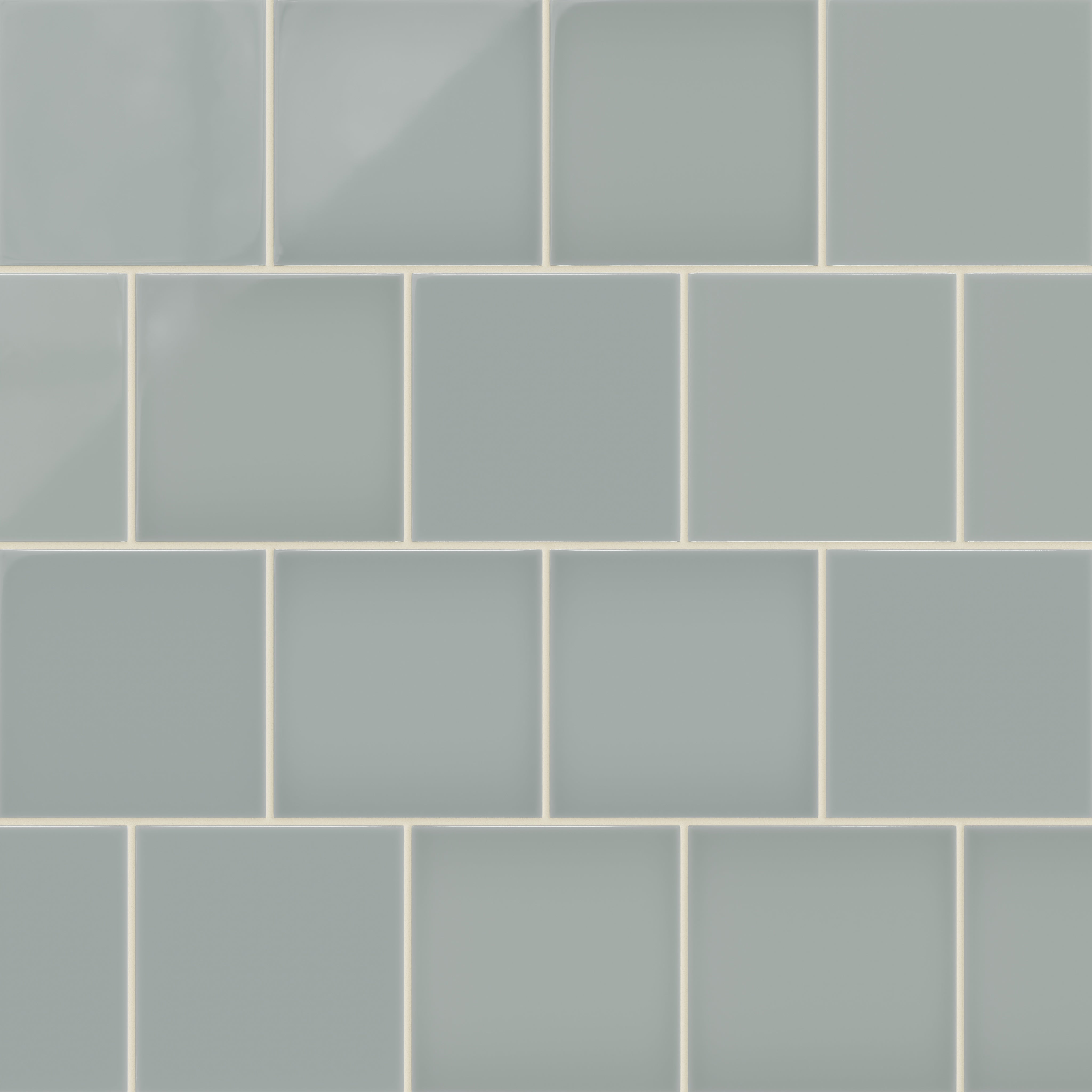 6x6 Natural Press Ceramic Tile in Hood River Gloss