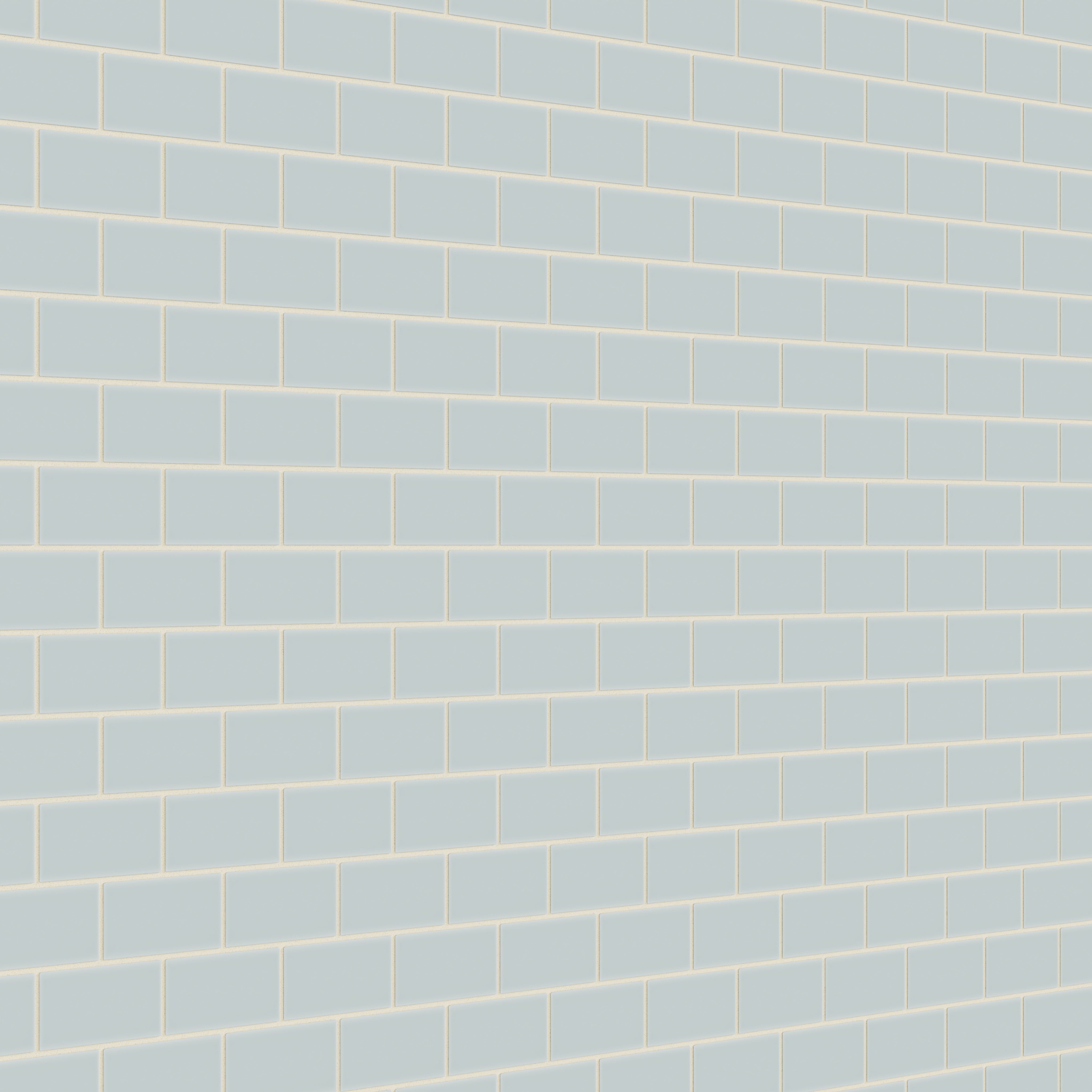 2x4 Half Offset Sheeted Natural Press Ceramic Mosaic Tile in Hood River Matte