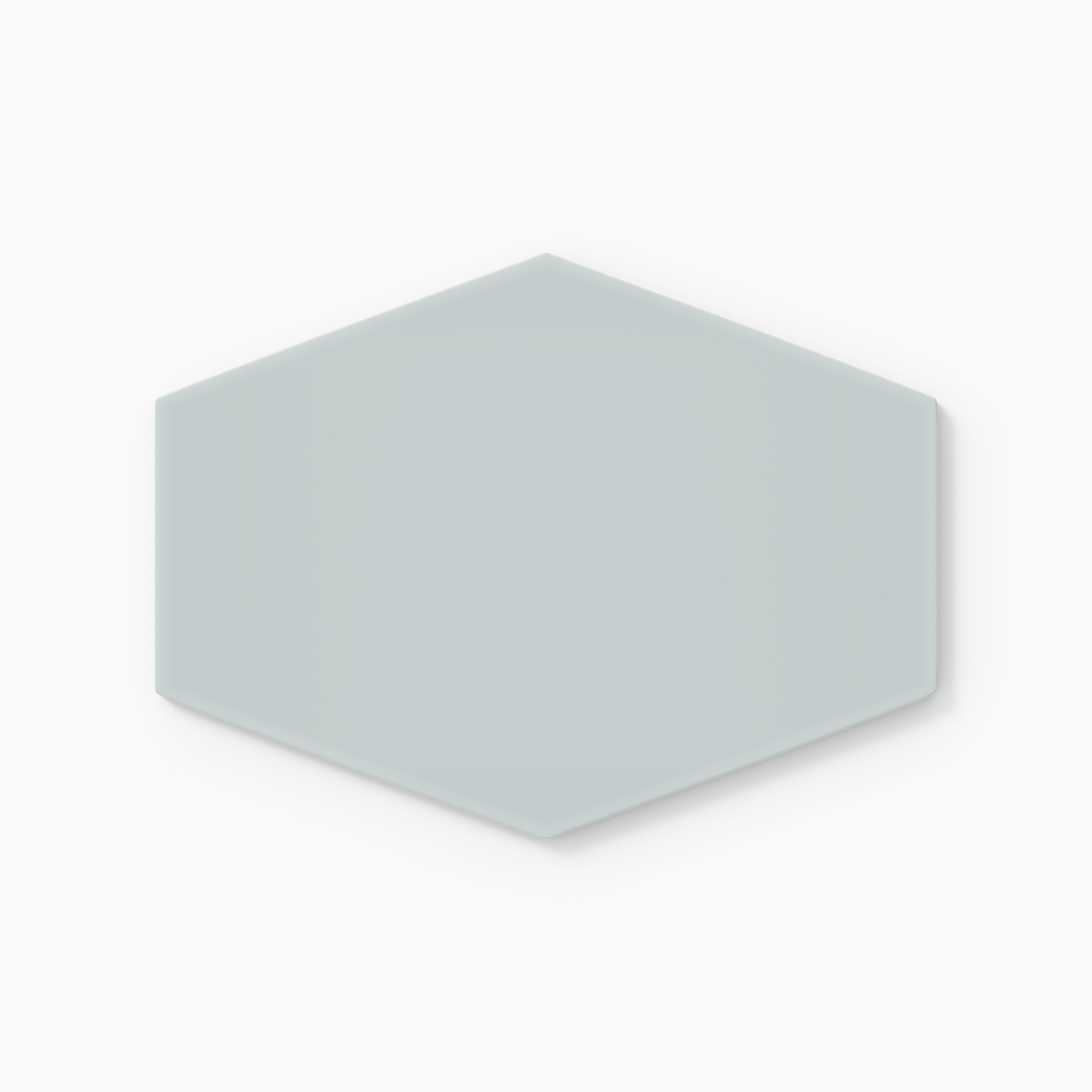 Elongated Hexagon Natural Press Ceramic Tile in Hood River Matte