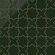 Mini Star & Cross Original Ceramic Tile in Hunter Green Gloss