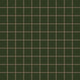 2x2 Straight Set Sheeted Original Ceramic Mosaic Tile in Hunter Green Matte