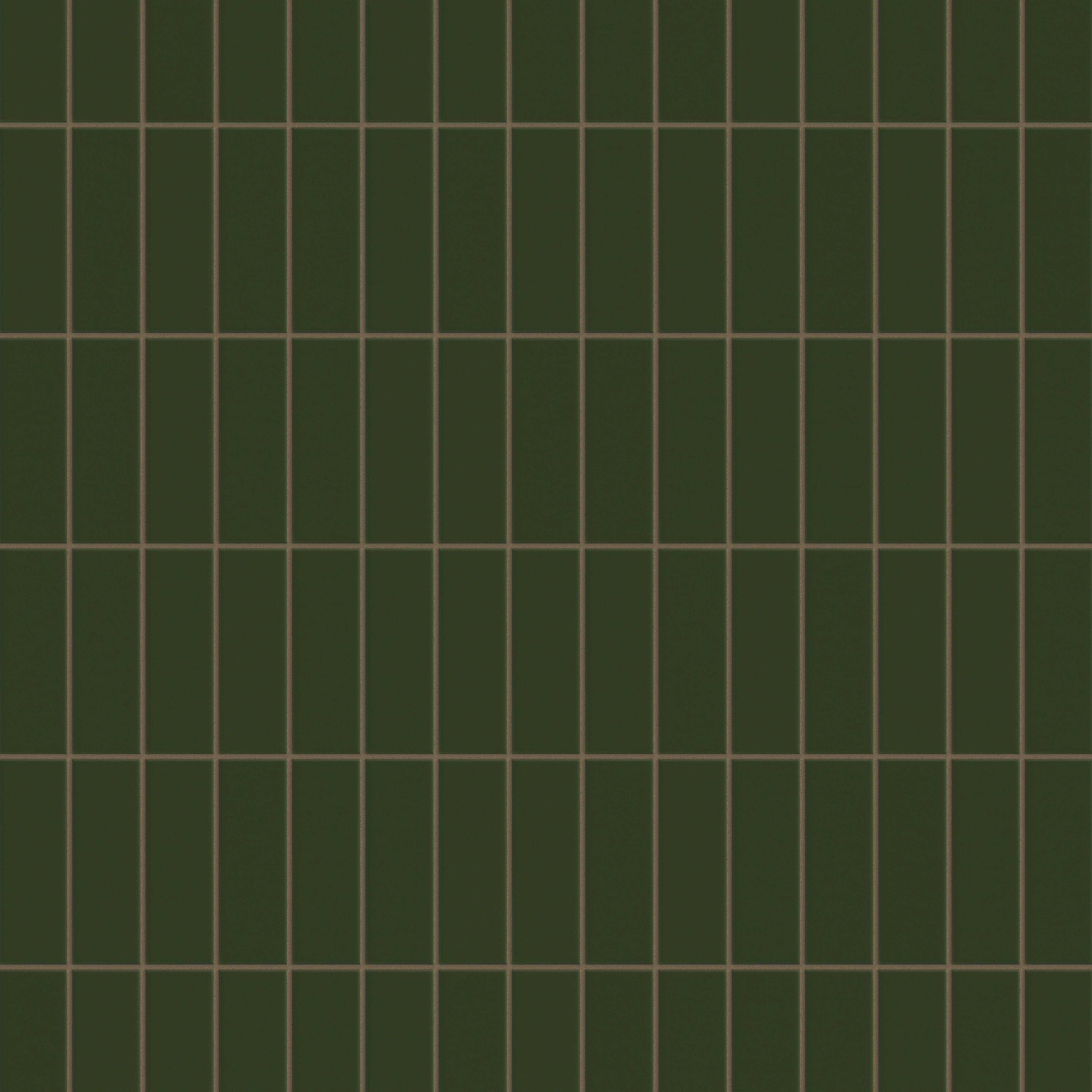 2x6 Original Ceramic Tile in Hunter Green Matte