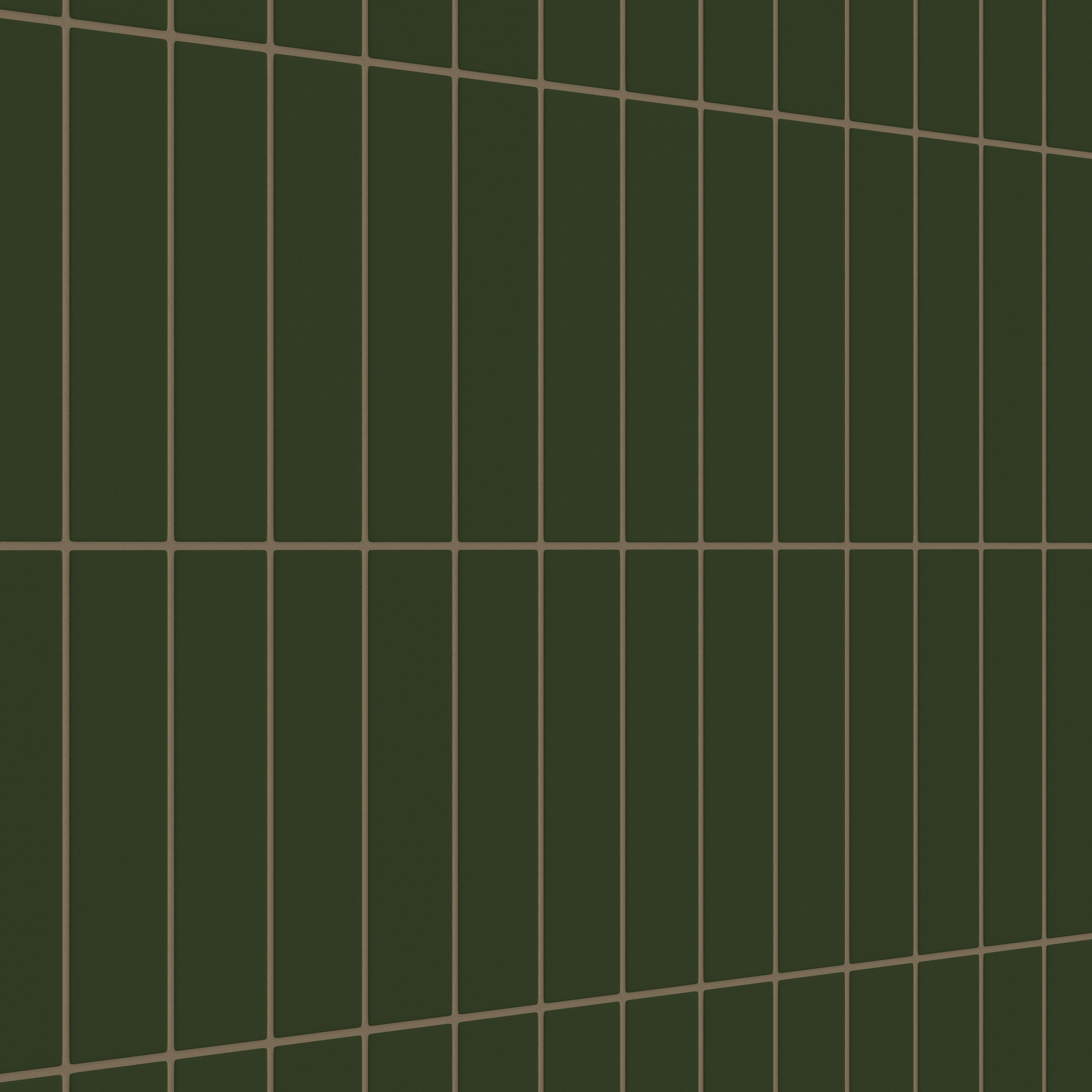3x12 Original Ceramic Tile in Hunter Green Matte