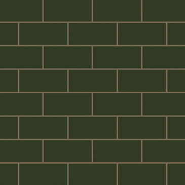 3x6 Original Ceramic Tile in Hunter Green Matte