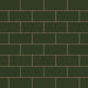 3x6 Original Ceramic Tile in Hunter Green Matte