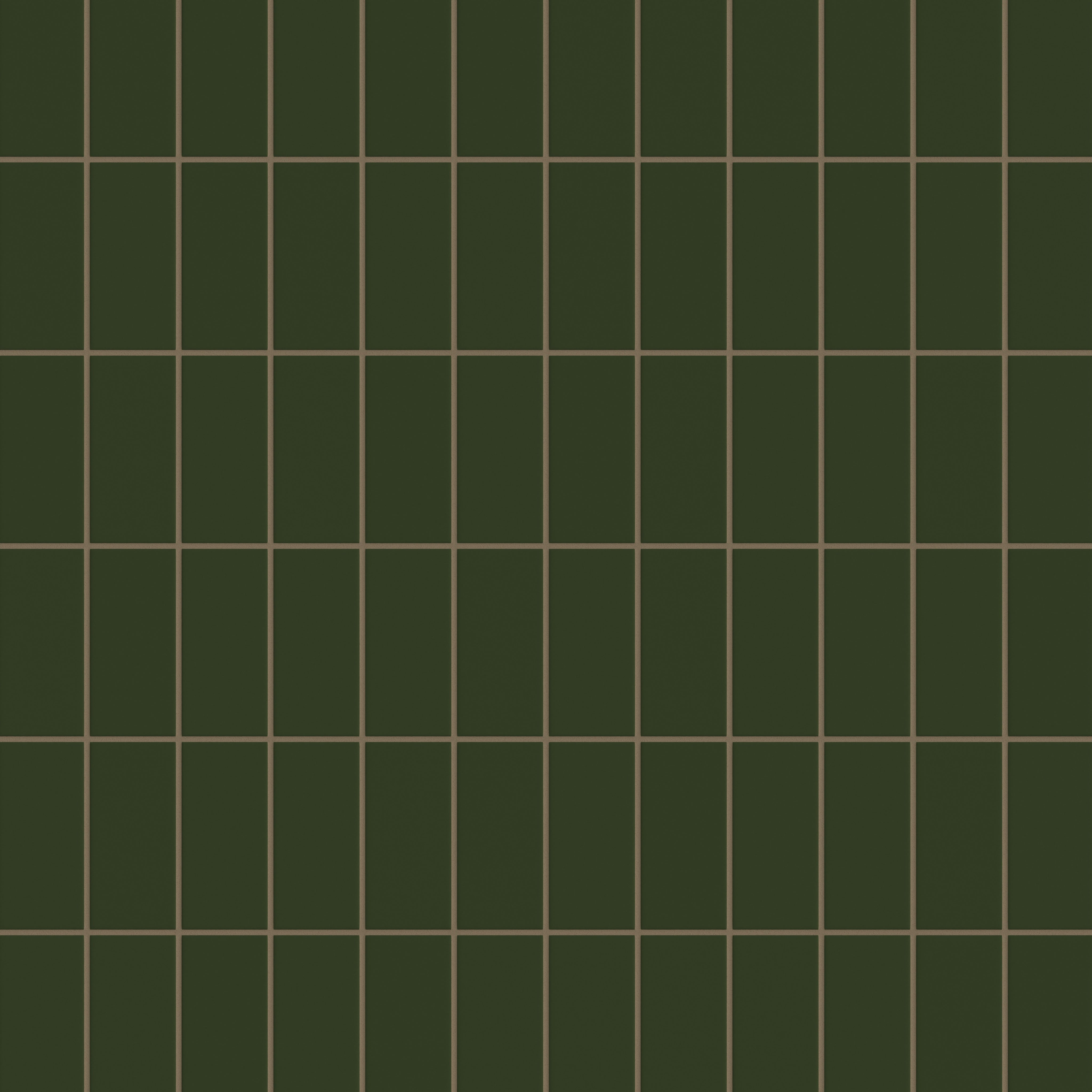 3x6 Original Ceramic Tile in Hunter Green Matte