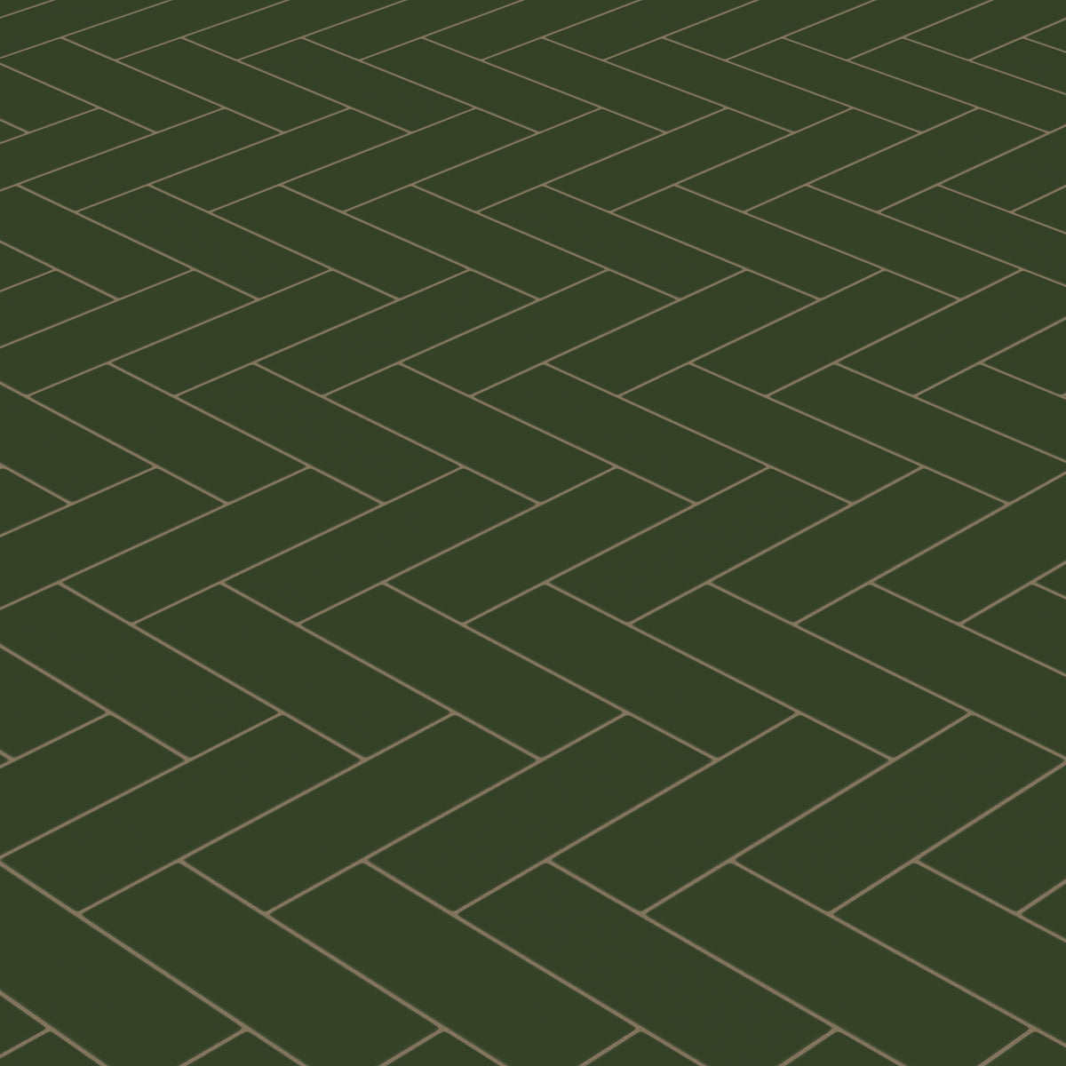4x12 Original Ceramic Tile in Hunter Green Matte