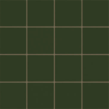 6x6 Original Ceramic Tile in Hunter Green Matte