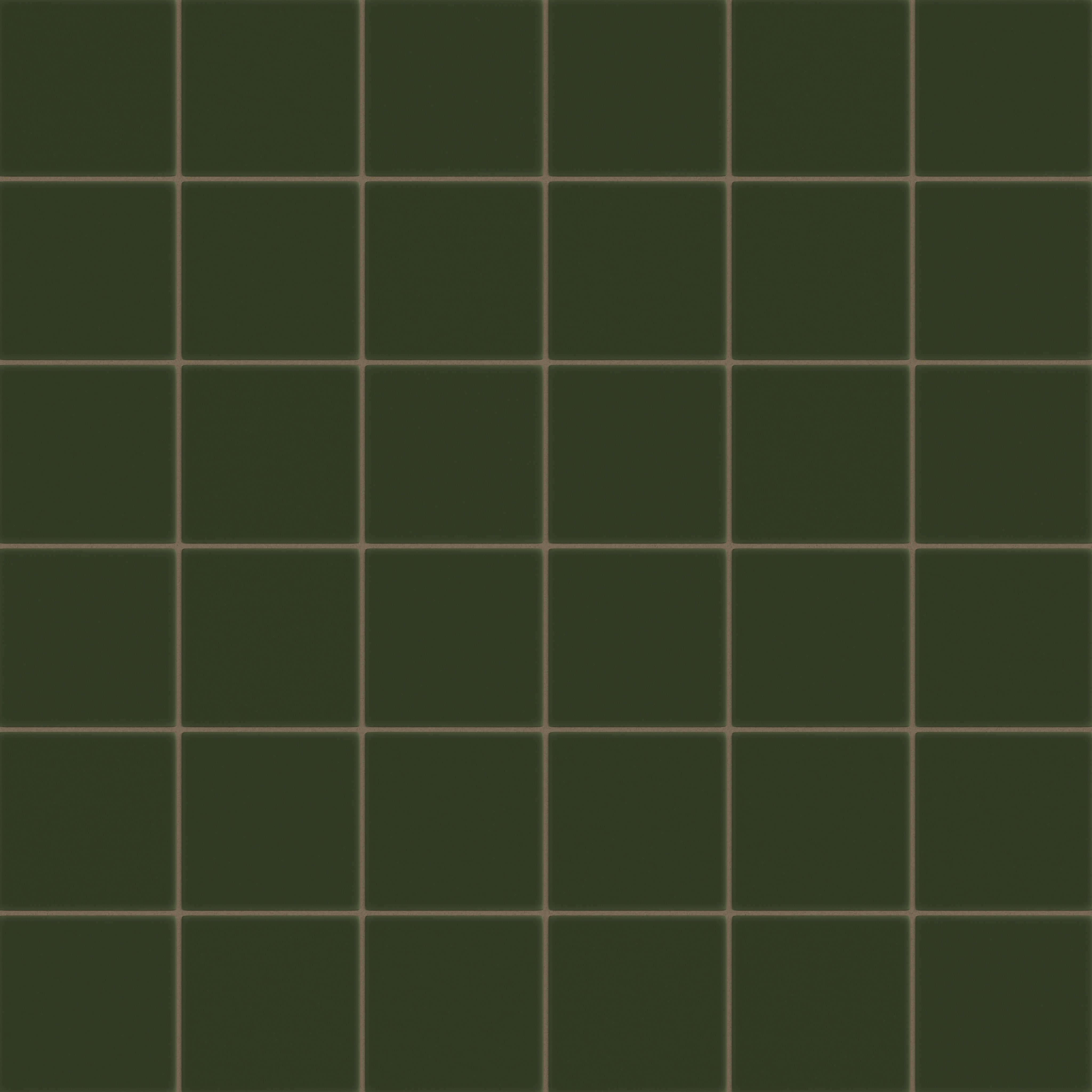 6x6 Original Ceramic Tile in Hunter Green Matte
