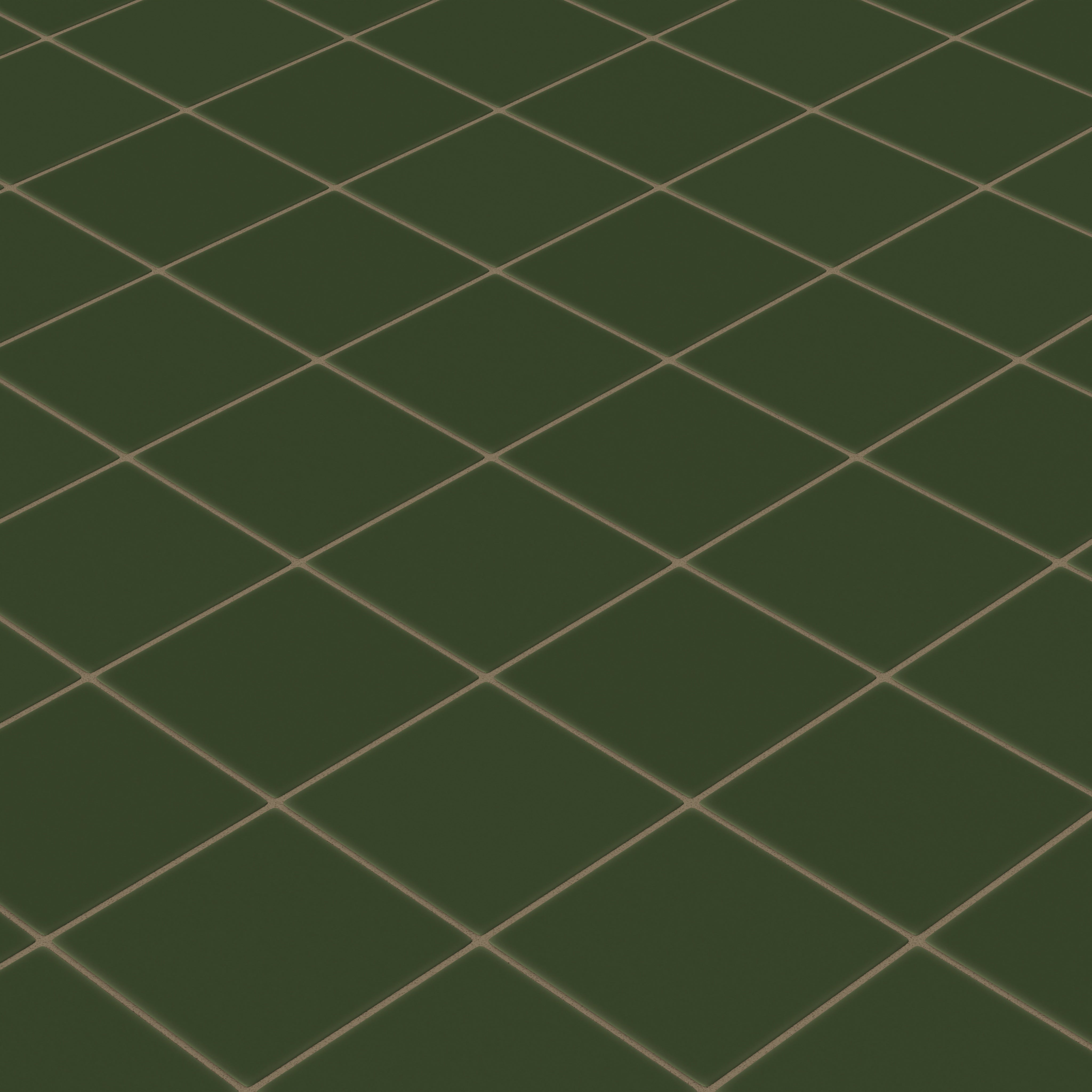 6x6 Original Ceramic Tile in Hunter Green Matte