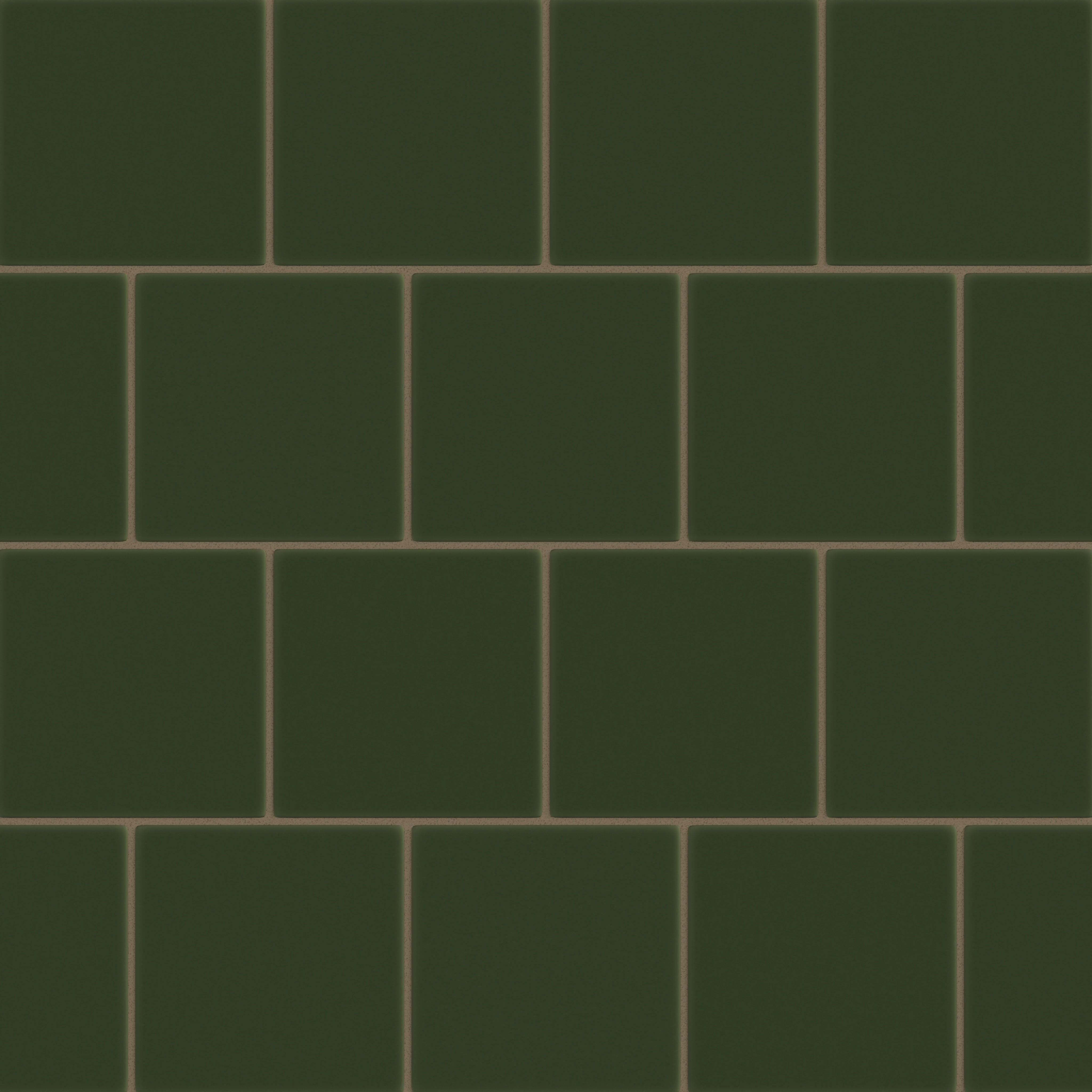 6x6 Original Ceramic Tile in Hunter Green Matte