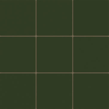 8x8 Original Ceramic Tile in Hunter Green Matte