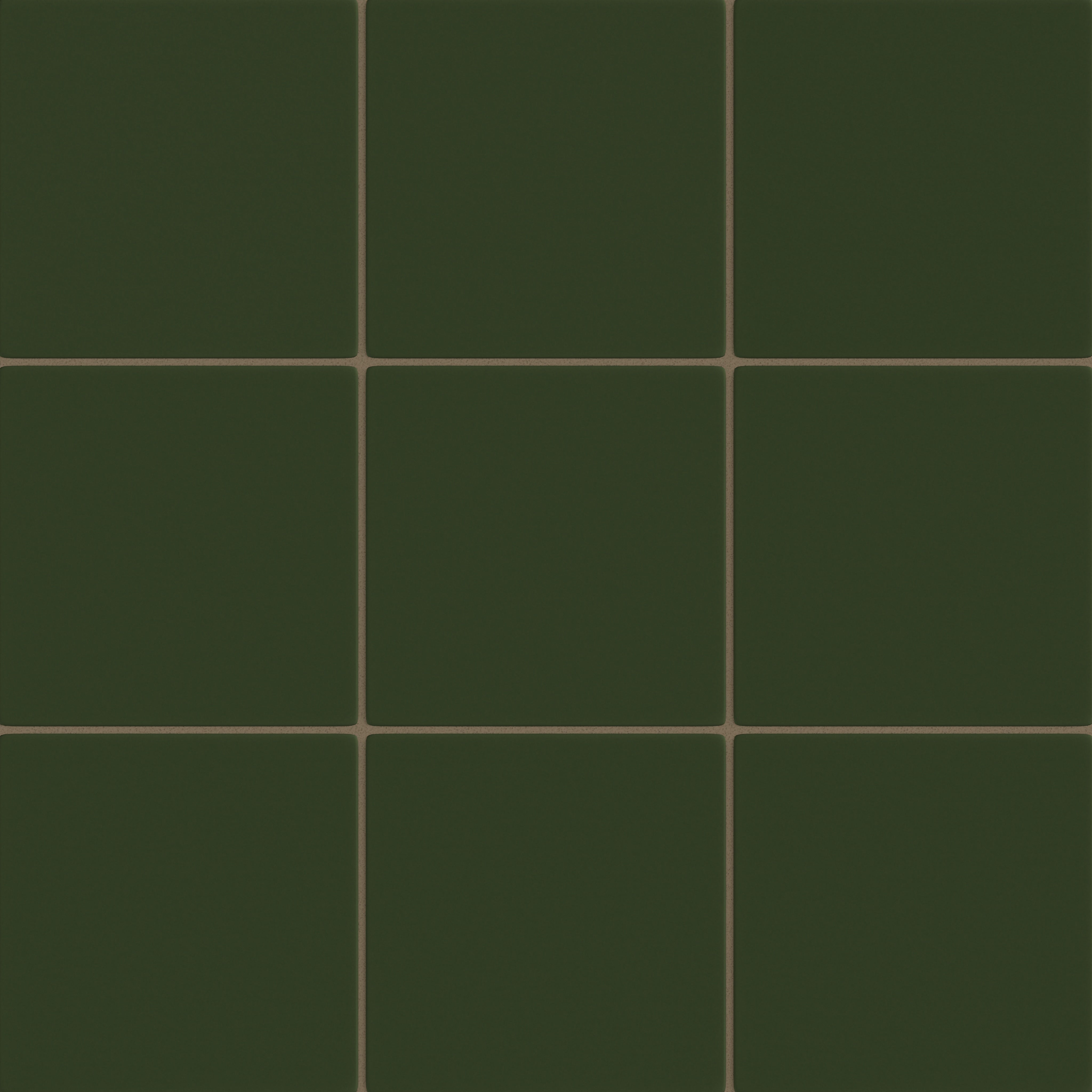 8x8 Original Ceramic Tile in Hunter Green Matte