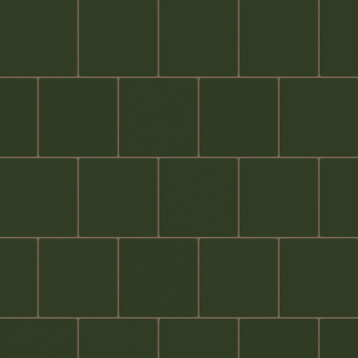 8x8 Original Ceramic Tile in Hunter Green Matte