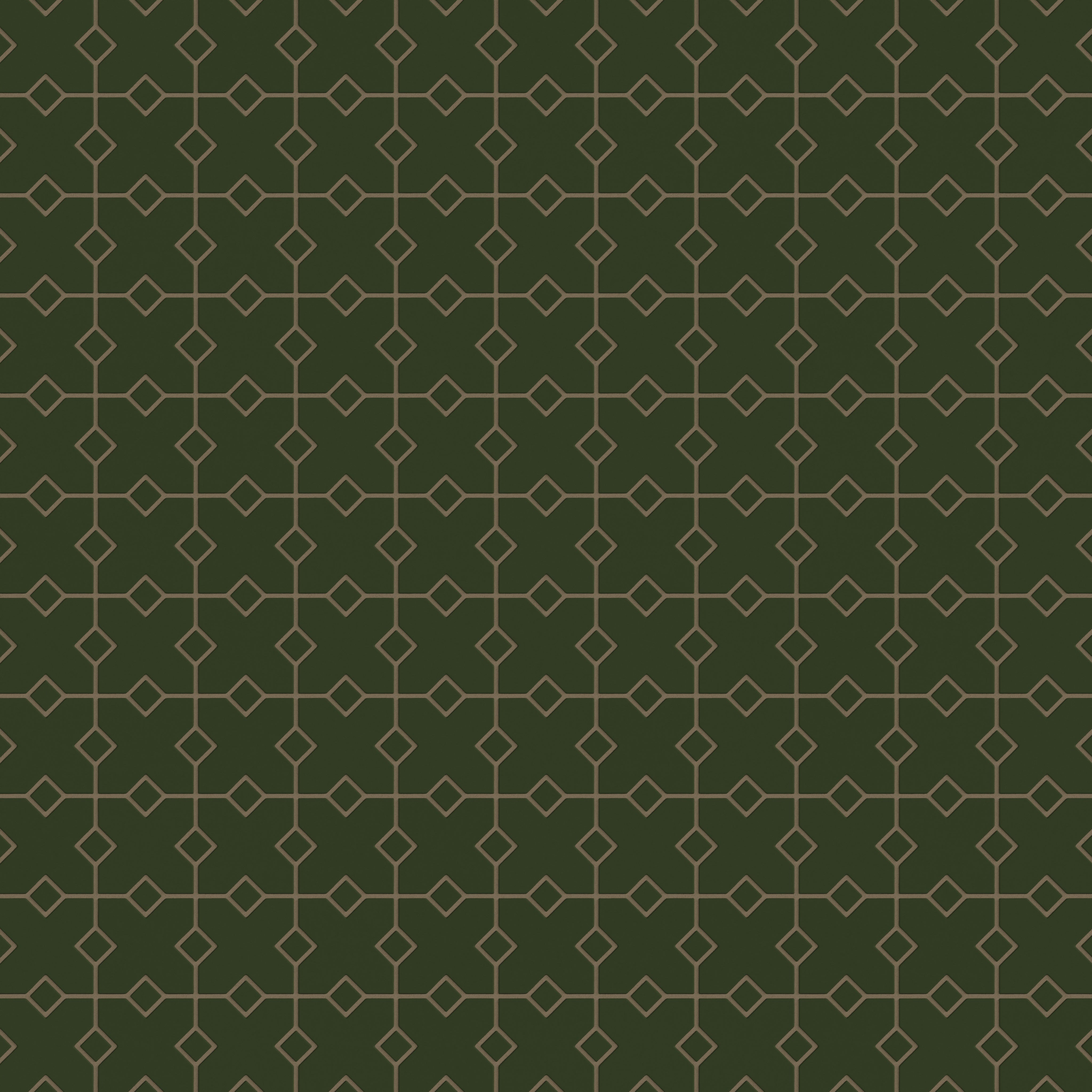 Hacienda Sheeted Original Ceramic Tile in Hunter Green Matte