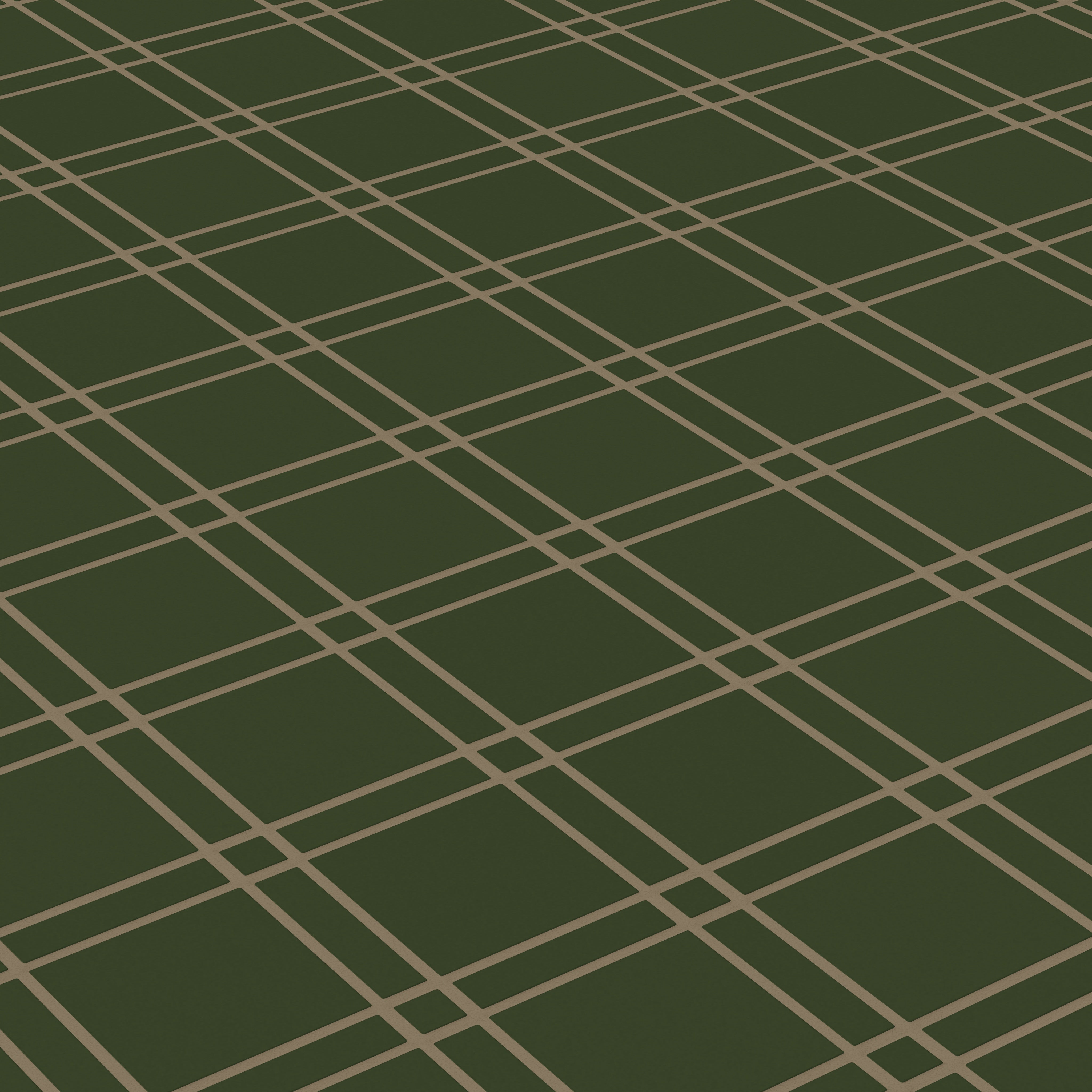 Lattice Sheeted Original Ceramic Tile in Hunter Green Matte