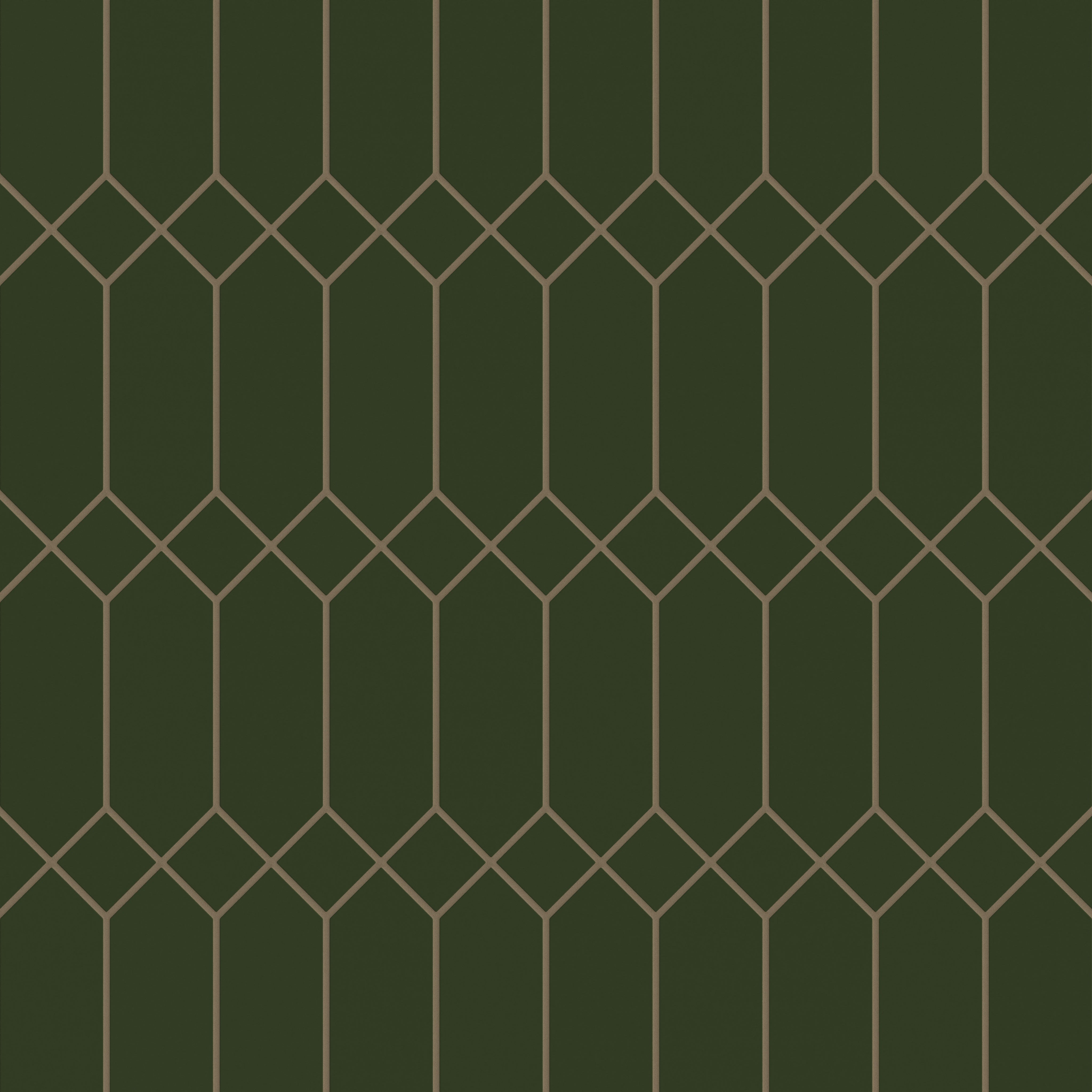 Mission Original Ceramic Tile in Hunter Green Matte