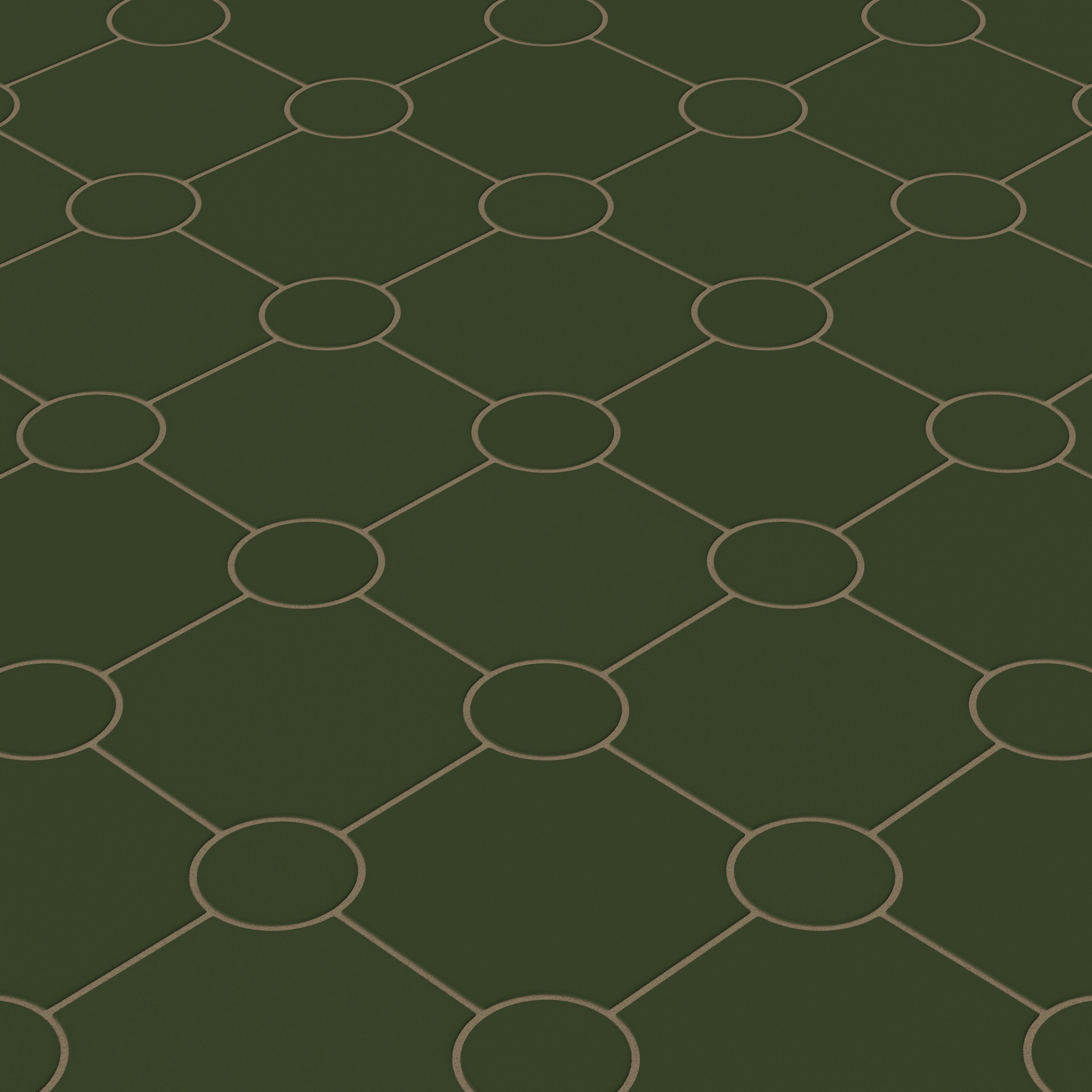 Portico Original Ceramic Tile in Hunter Green Matte