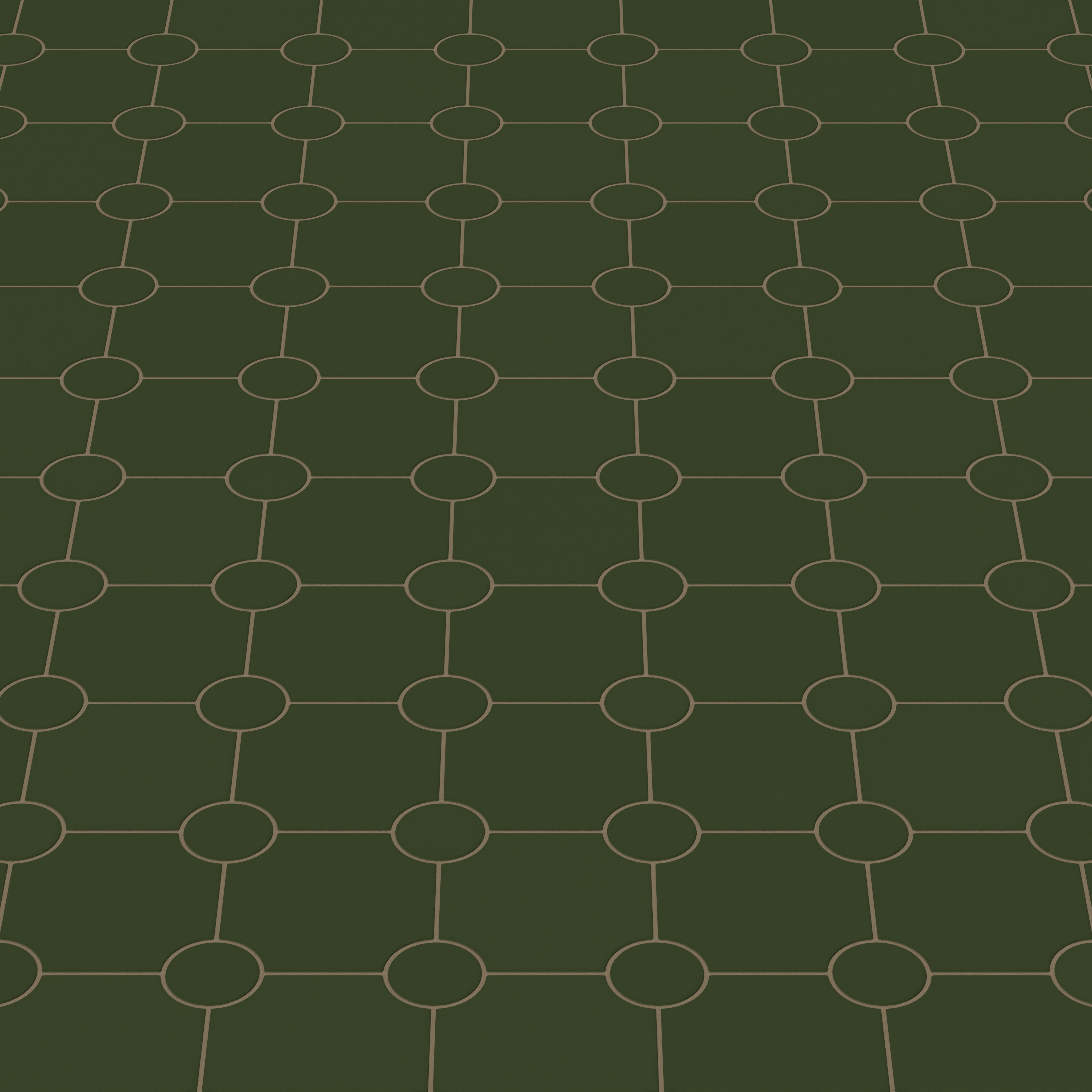 Portico Original Ceramic Tile in Hunter Green Matte