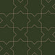 Star & Cross Original Ceramic Tile in Hunter Green Matte