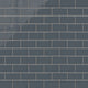 2x4 Half Offset Sheeted Natural Press Ceramic Mosaic Tile in Indigo Gloss