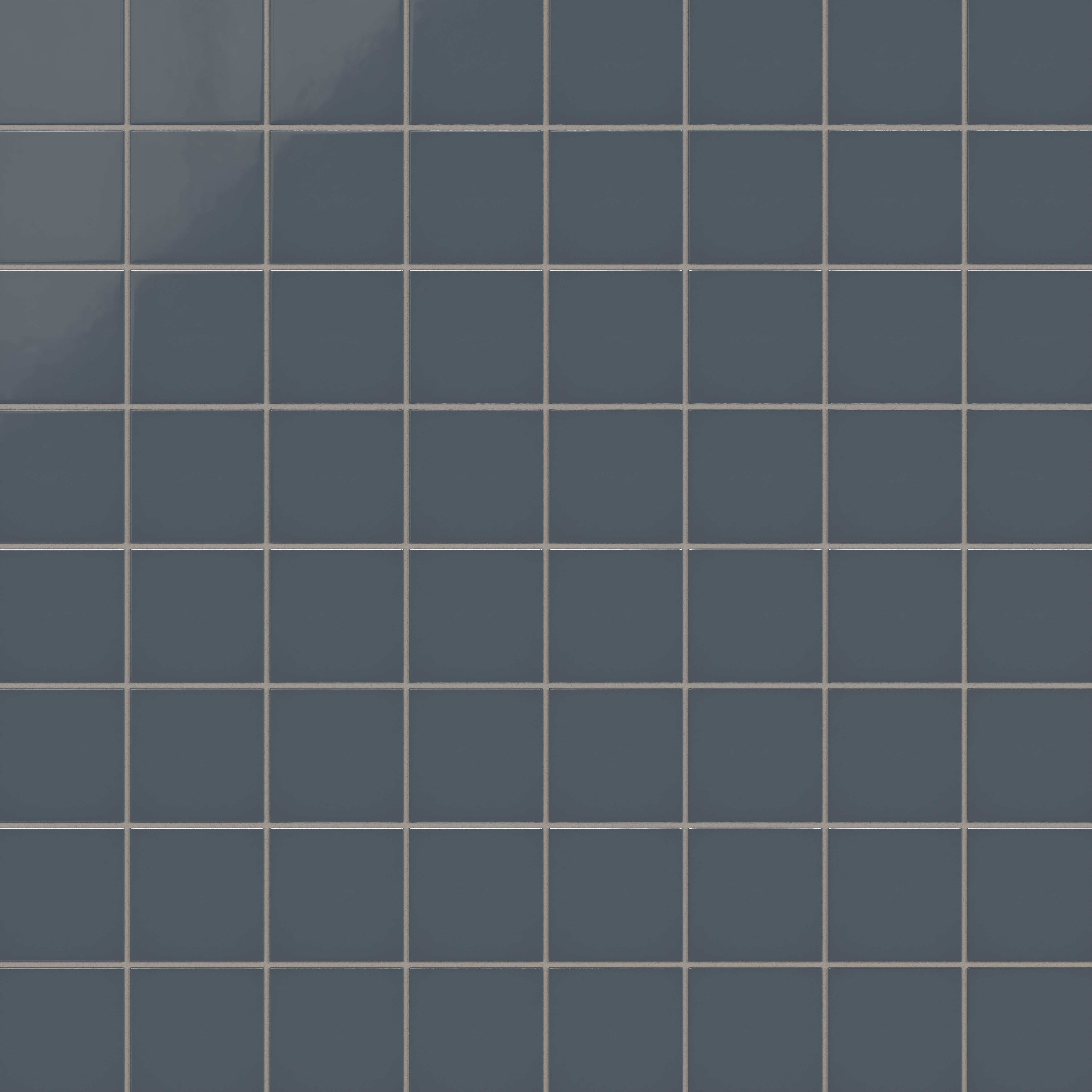 4x4 Natural Press Ceramic Tile in Indigo Gloss