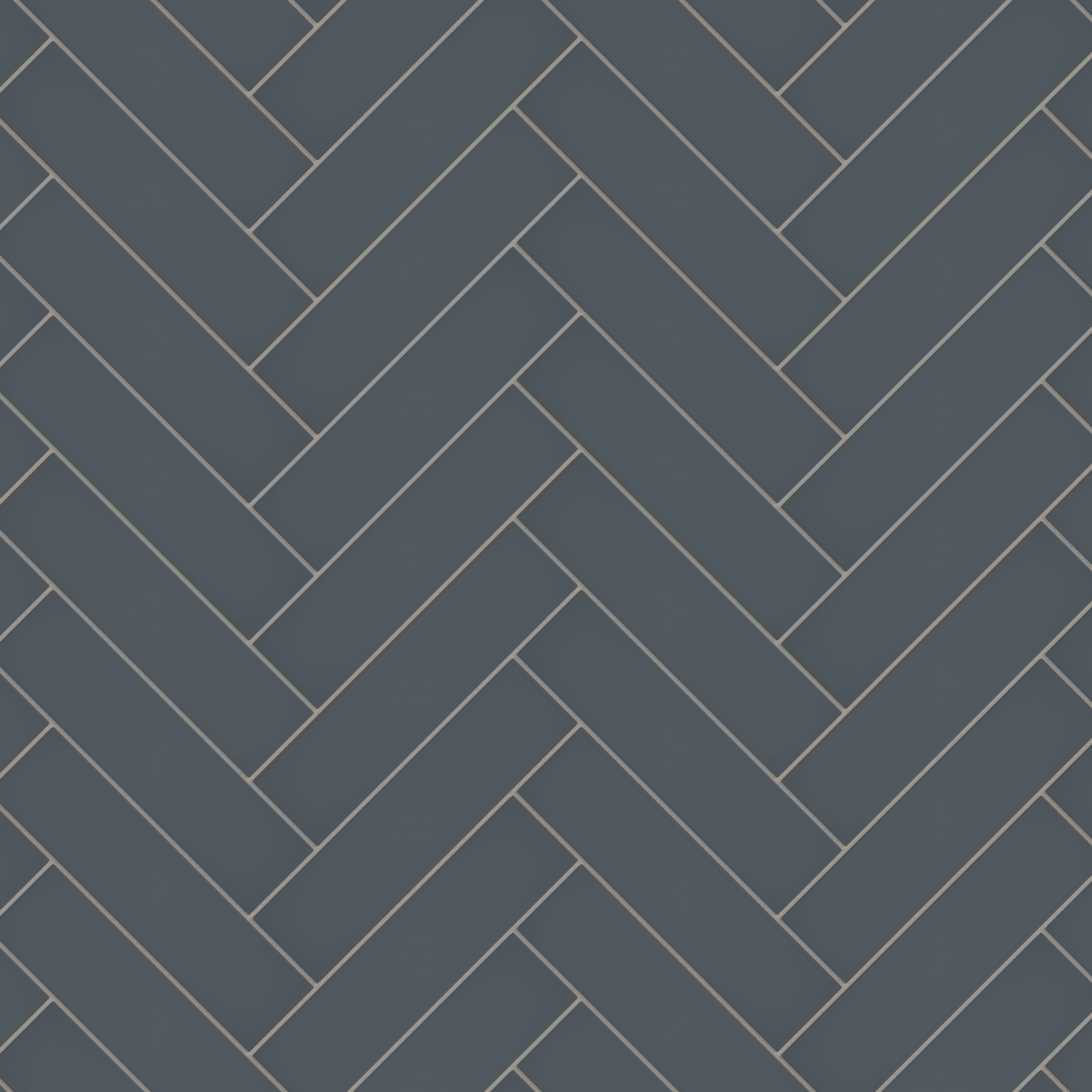 3x12 Natural Press Ceramic Tile in Indigo Matte