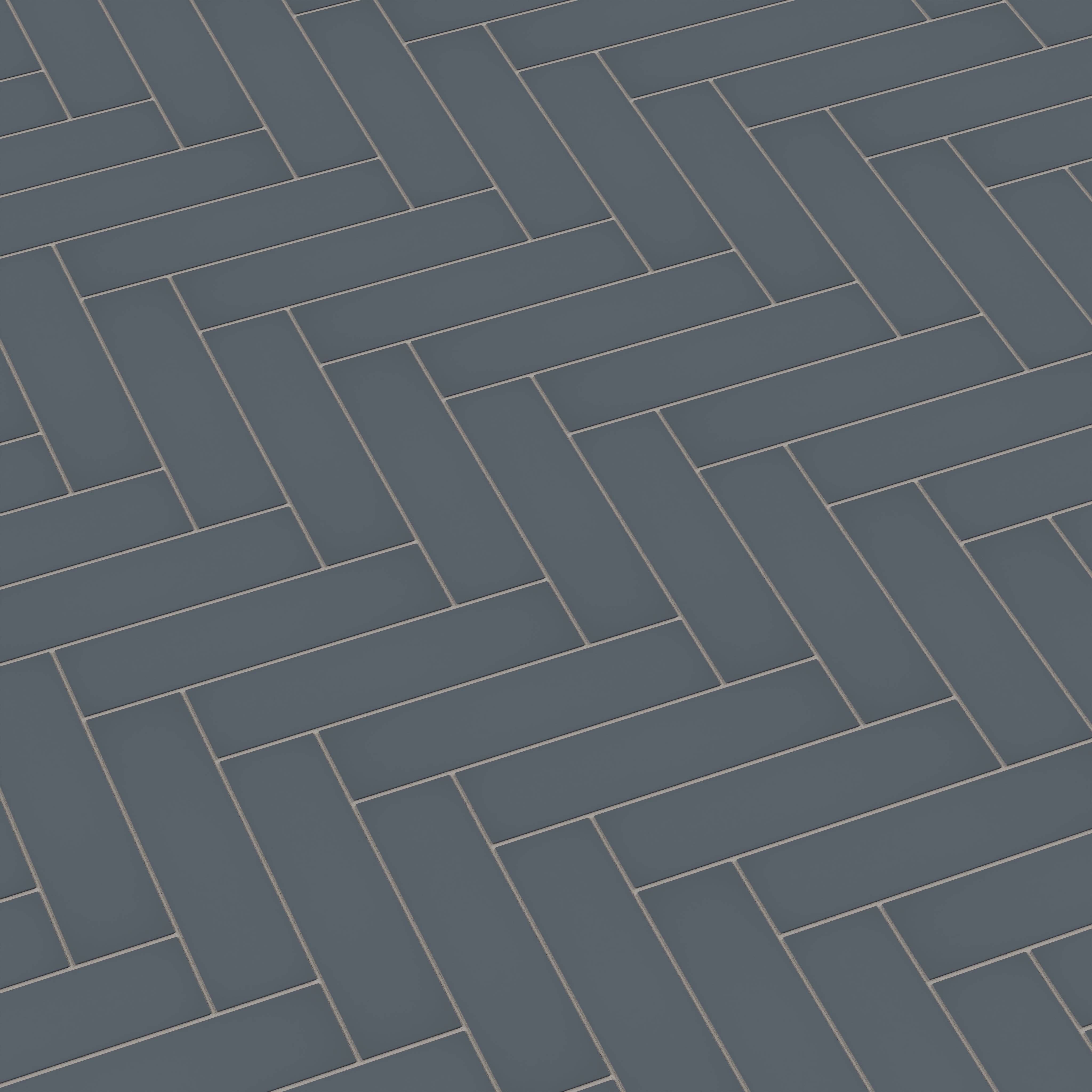 3x12 Natural Press Ceramic Tile in Indigo Matte