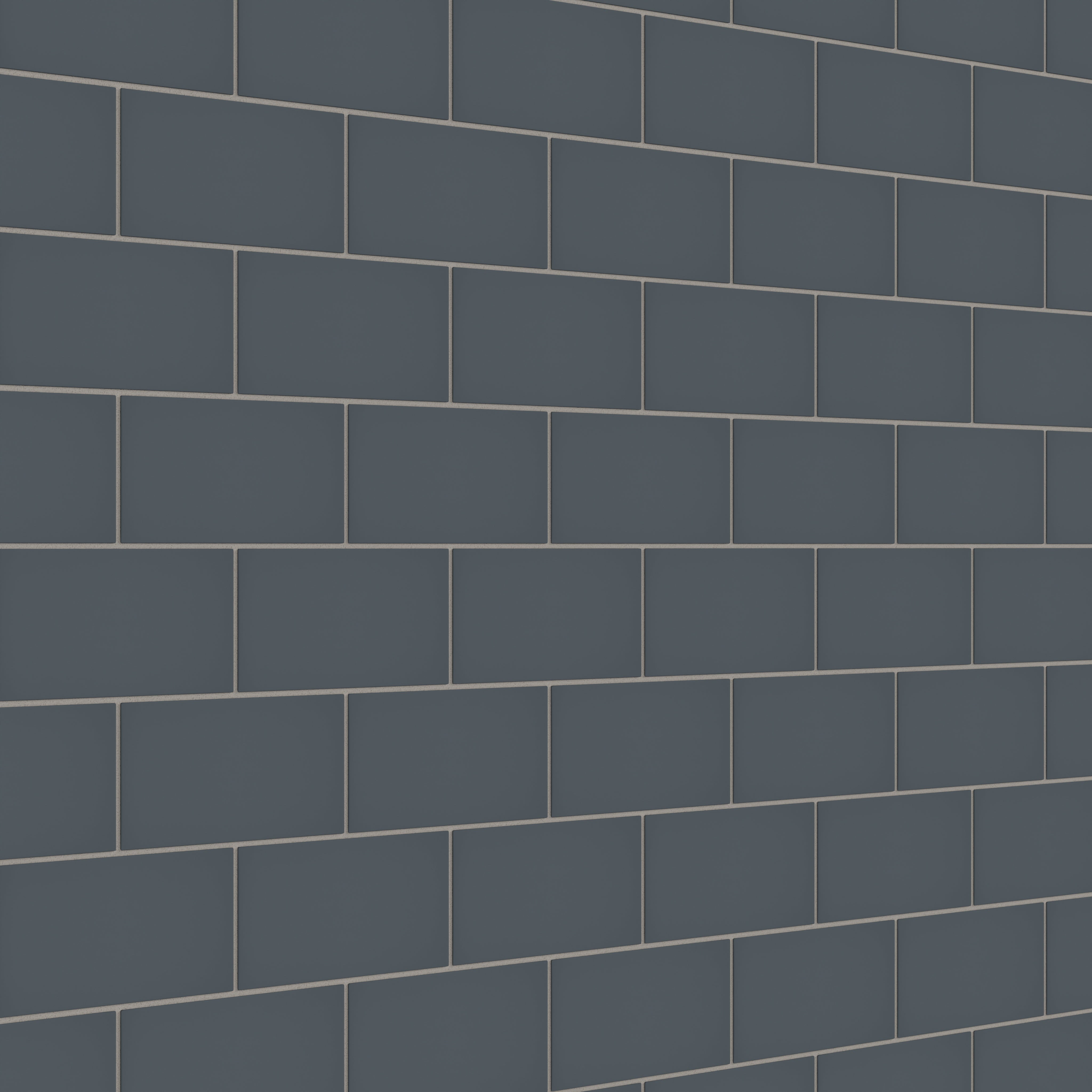 4x8 Natural Press Ceramic Tile in Indigo Matte