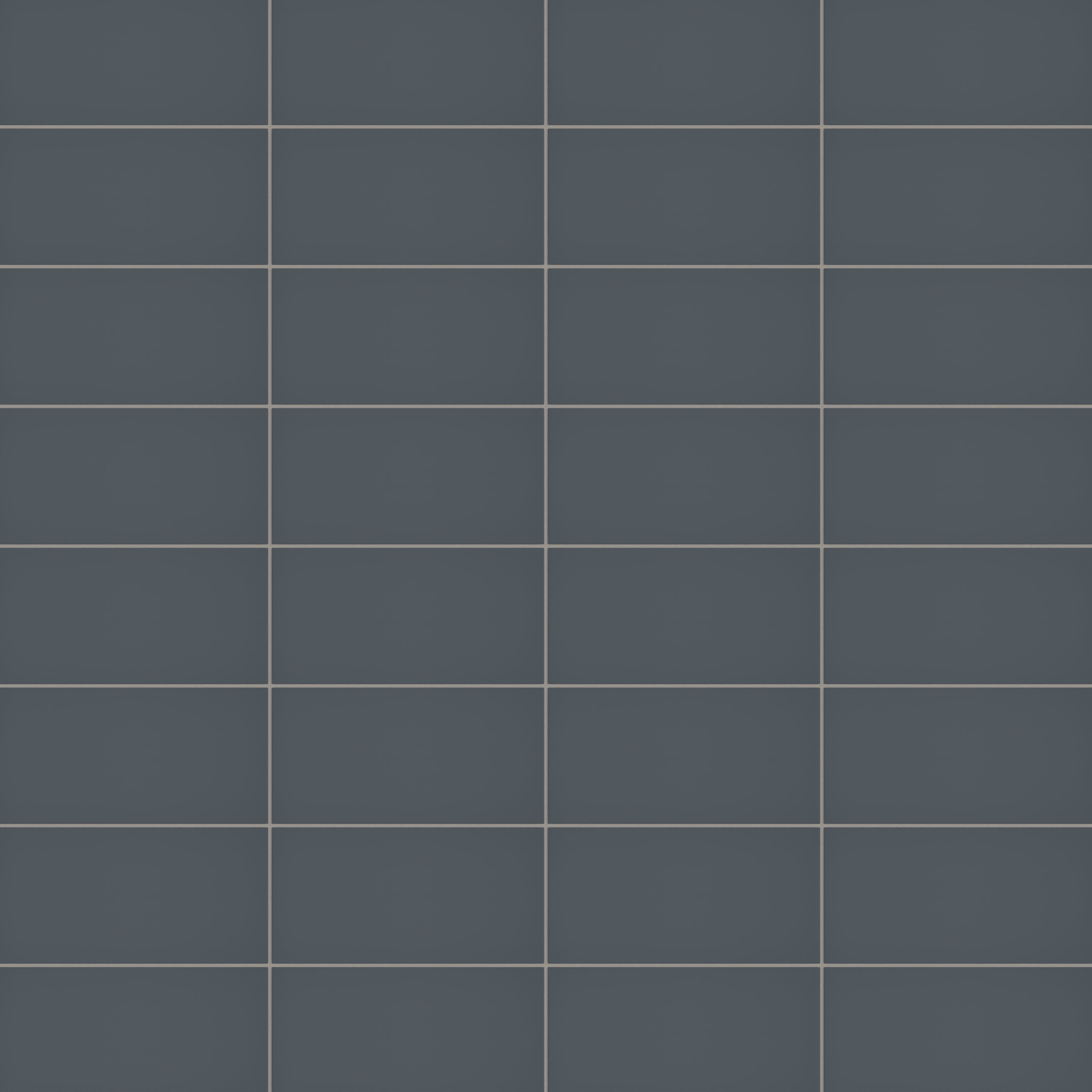 6x12 Natural Press Ceramic Tile in Indigo Matte