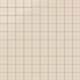 2x2 Straight Set Sheeted Original Ceramic Mosaic Tile in Ivory Gloss