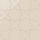 Star & Cross Original Ceramic Tile in Ivory Gloss