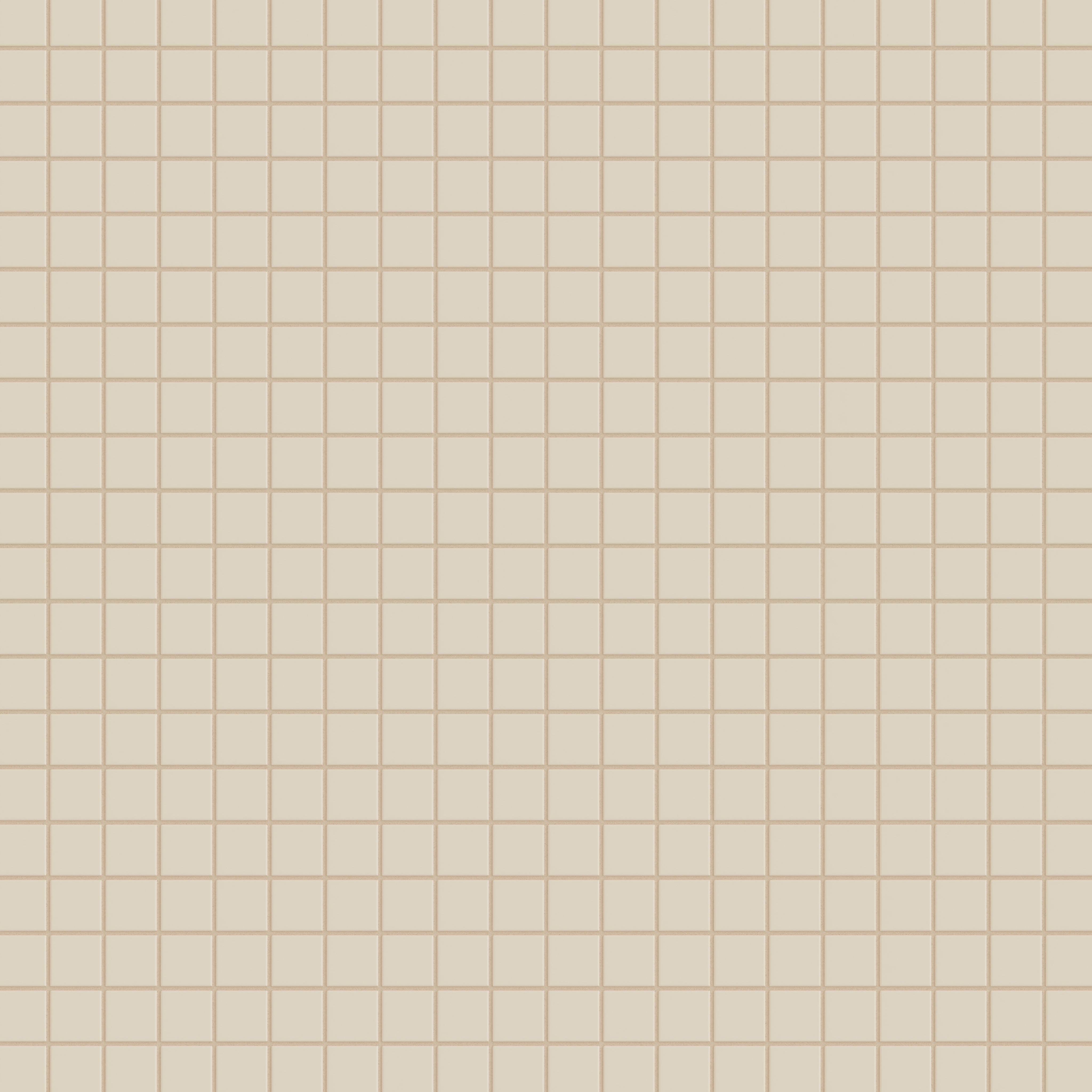 2x2 Straight Set Sheeted Original Ceramic Mosaic Tile in Ivory Matte