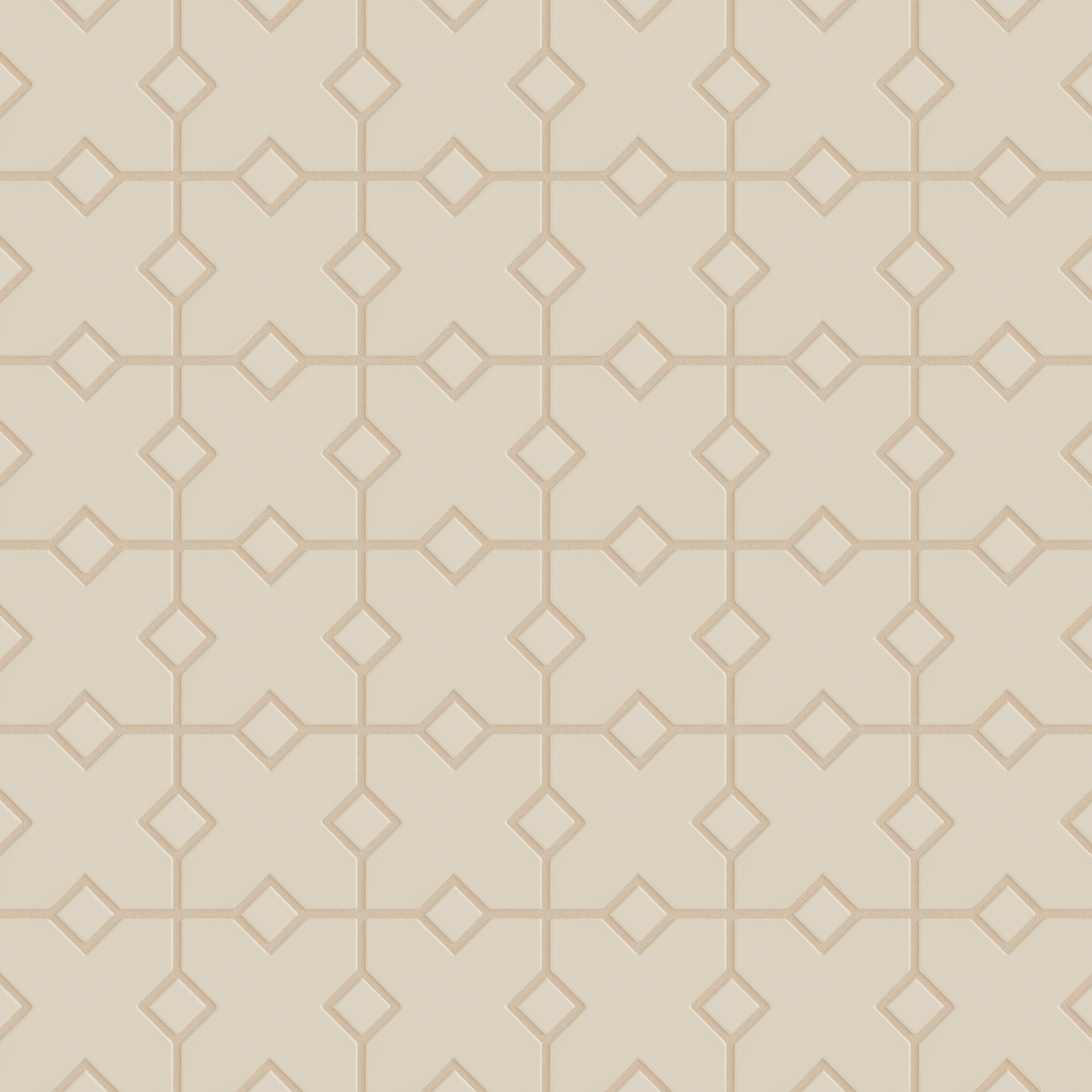 Hacienda Sheeted Original Ceramic Tile in Ivory Matte