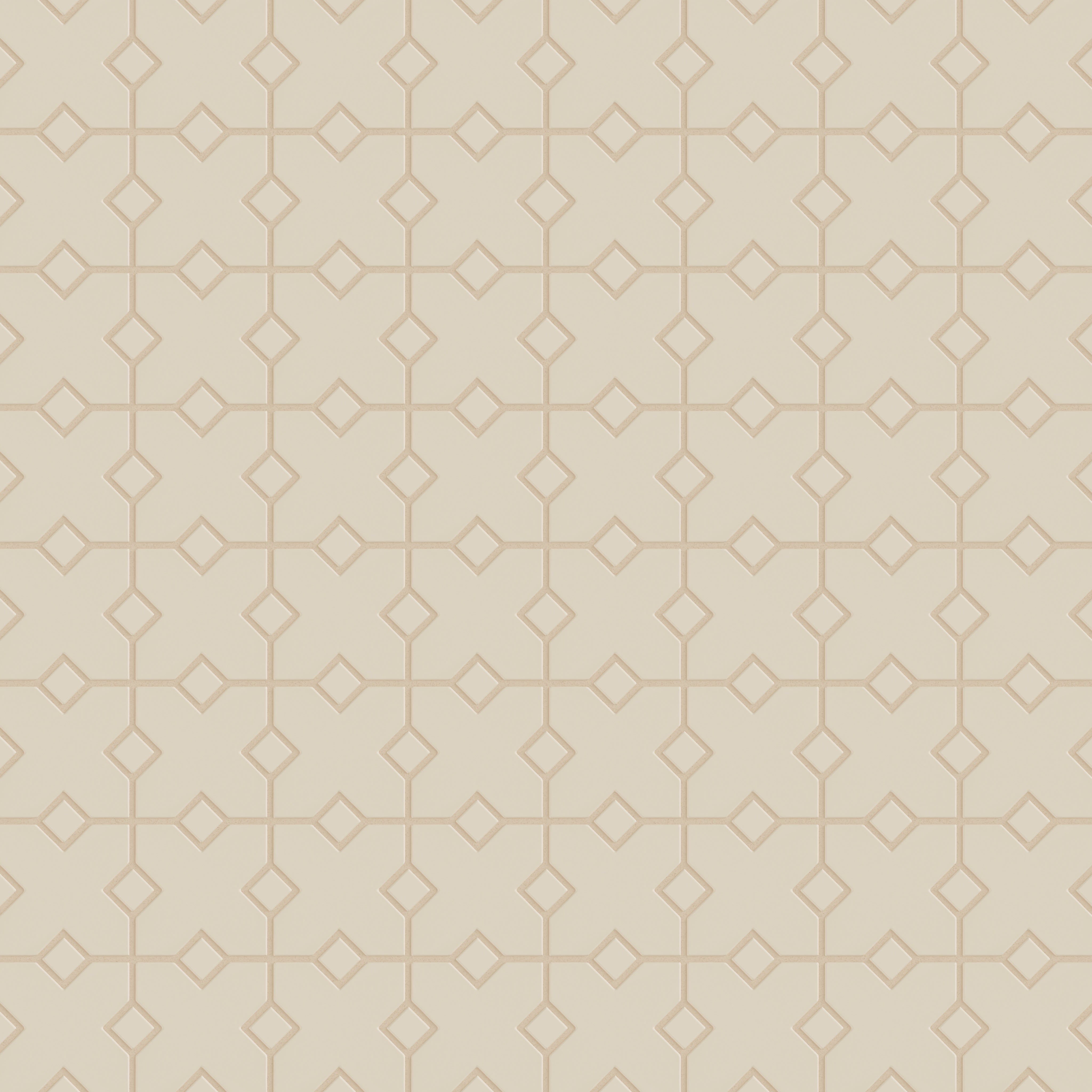 Hacienda Sheeted Original Ceramic Tile in Ivory Matte