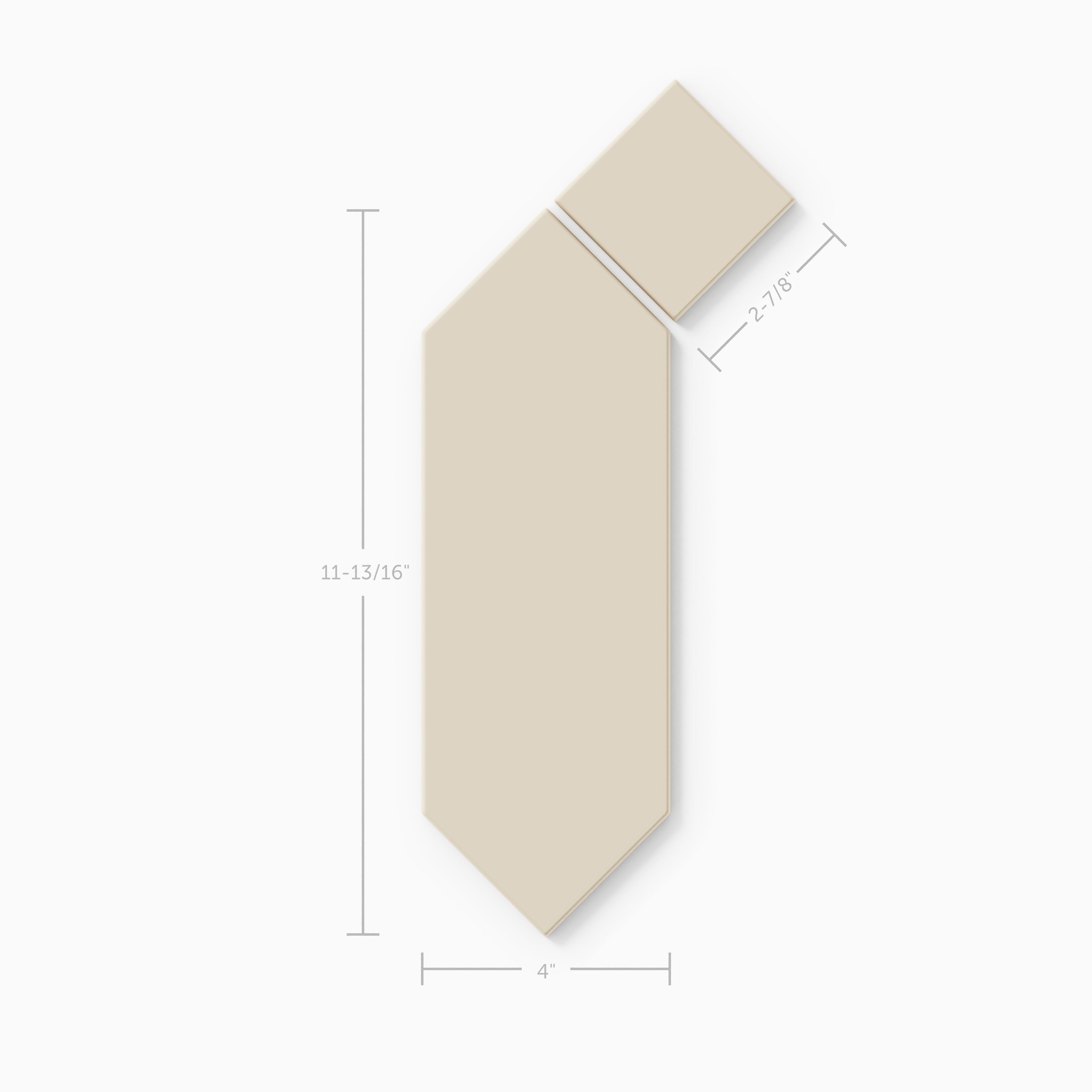 Mission Original Ceramic Tile in Ivory Matte