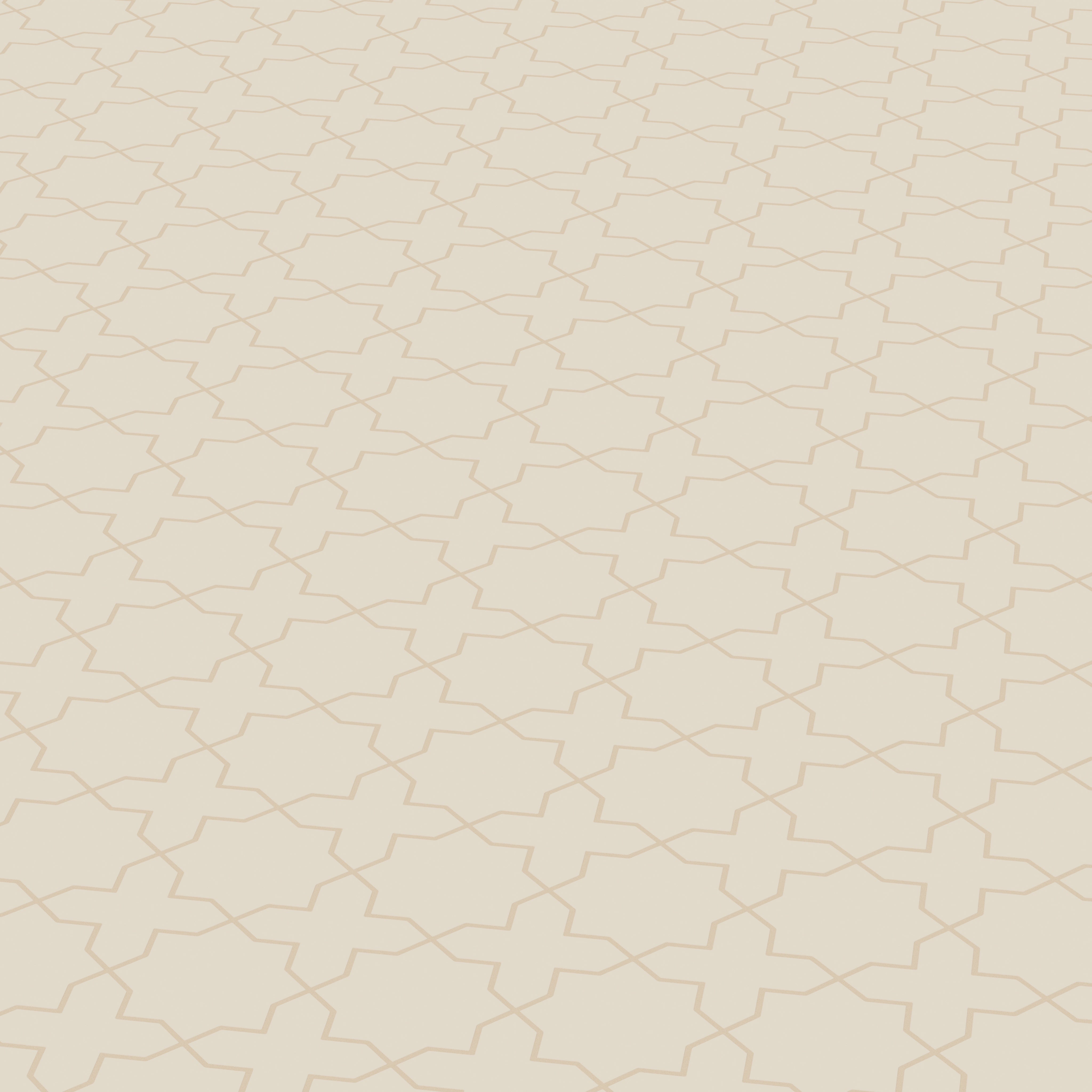 Star & Cross Original Ceramic Tile in Ivory Matte