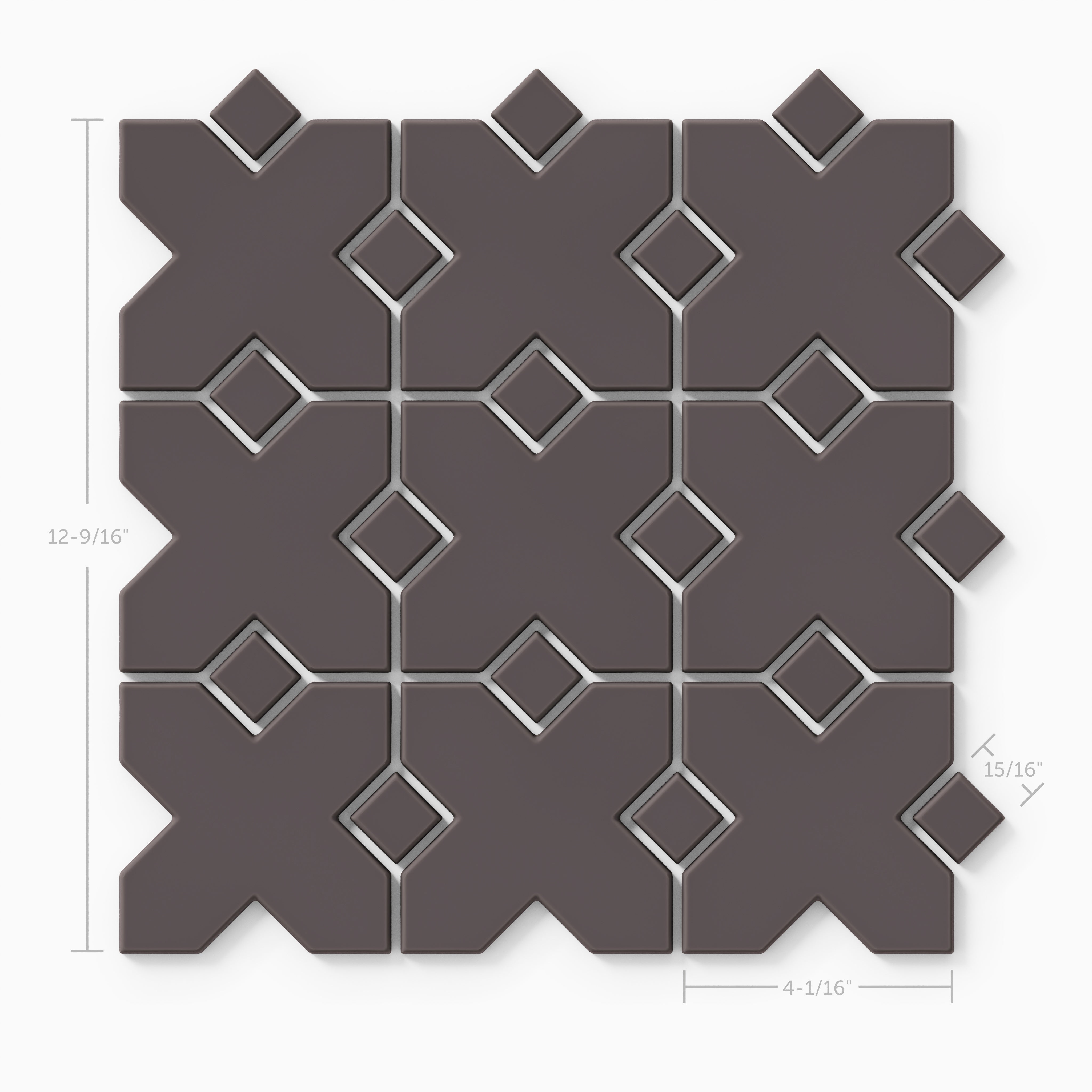 Hacienda Sheeted Original Ceramic Tile in Kalamata Matte