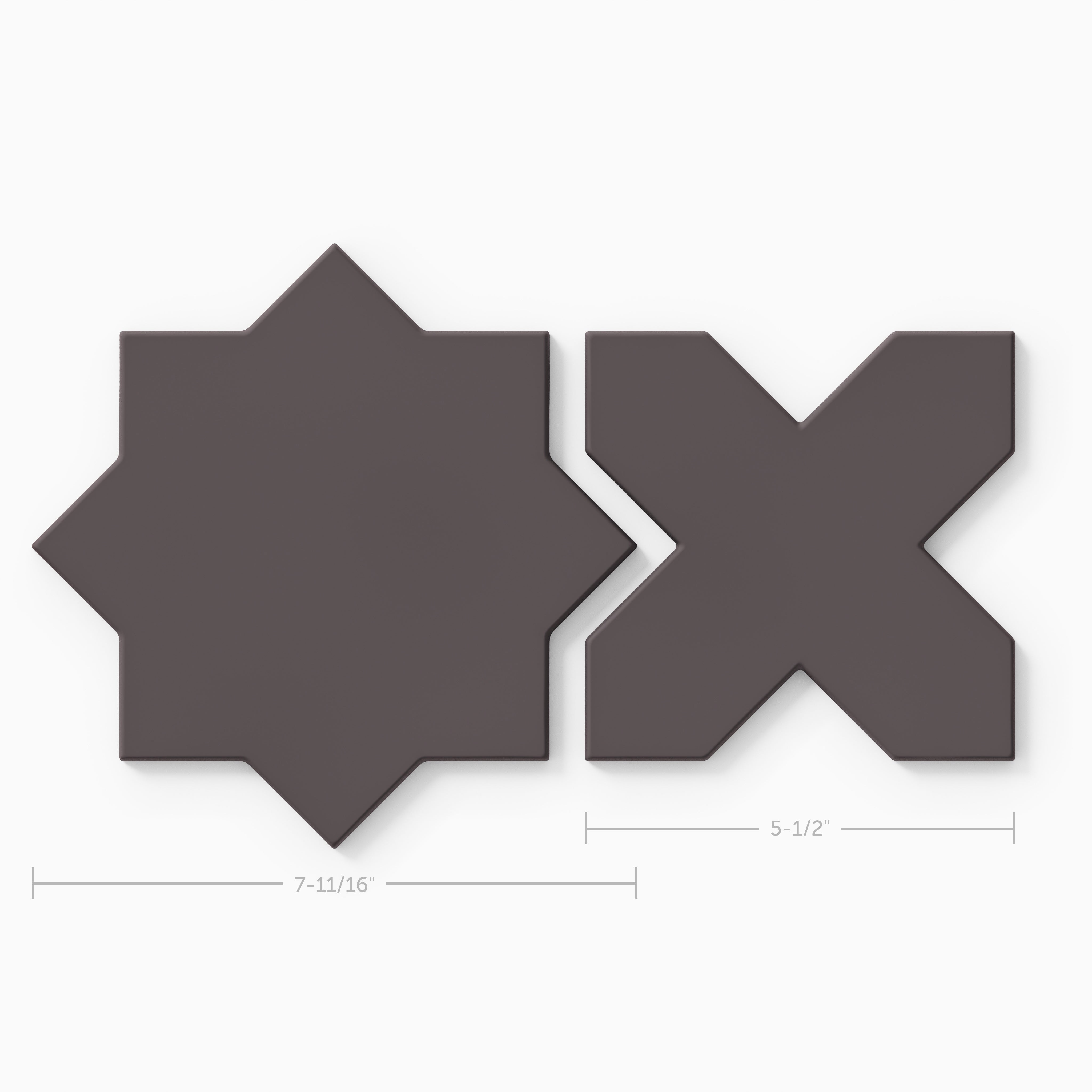 Star & Cross Original Ceramic Tile in Kalamata Matte