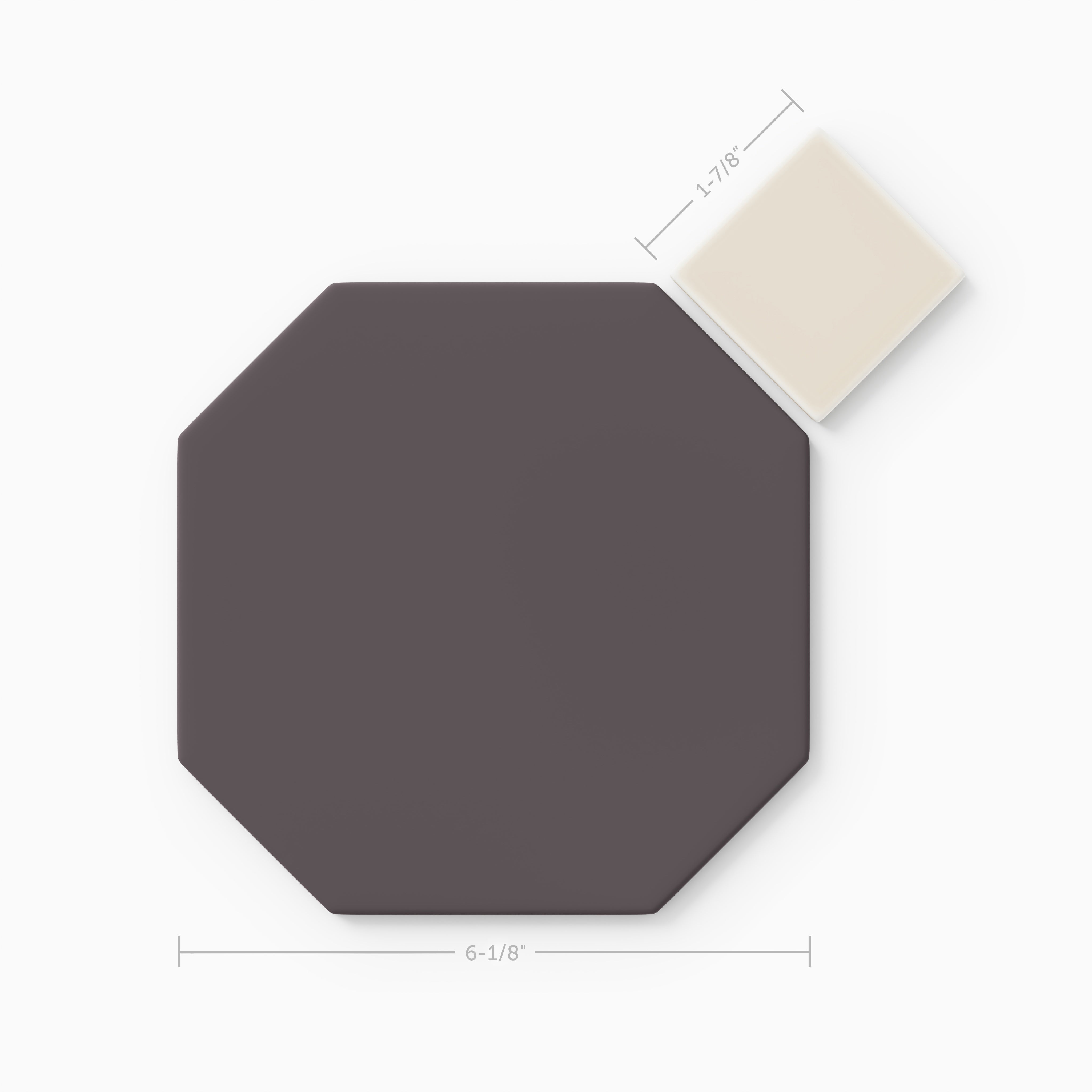 Gramercy Original Ceramic Tile in Kalamata Matte & Sand Dune Matte
