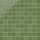 2x2 Straight Set Sheeted Original Ceramic Mosaic Tile in Kelp Gloss