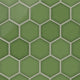 6" Hexagon Original Ceramic Tile in Kelp Gloss