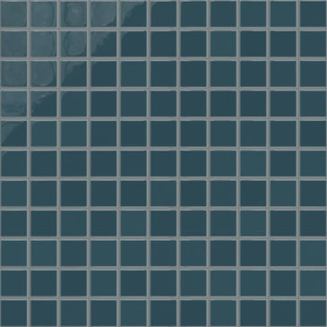 2x2 Straight Set Sheeted Natural Press Ceramic Mosaic Tile in King Tide Gloss
