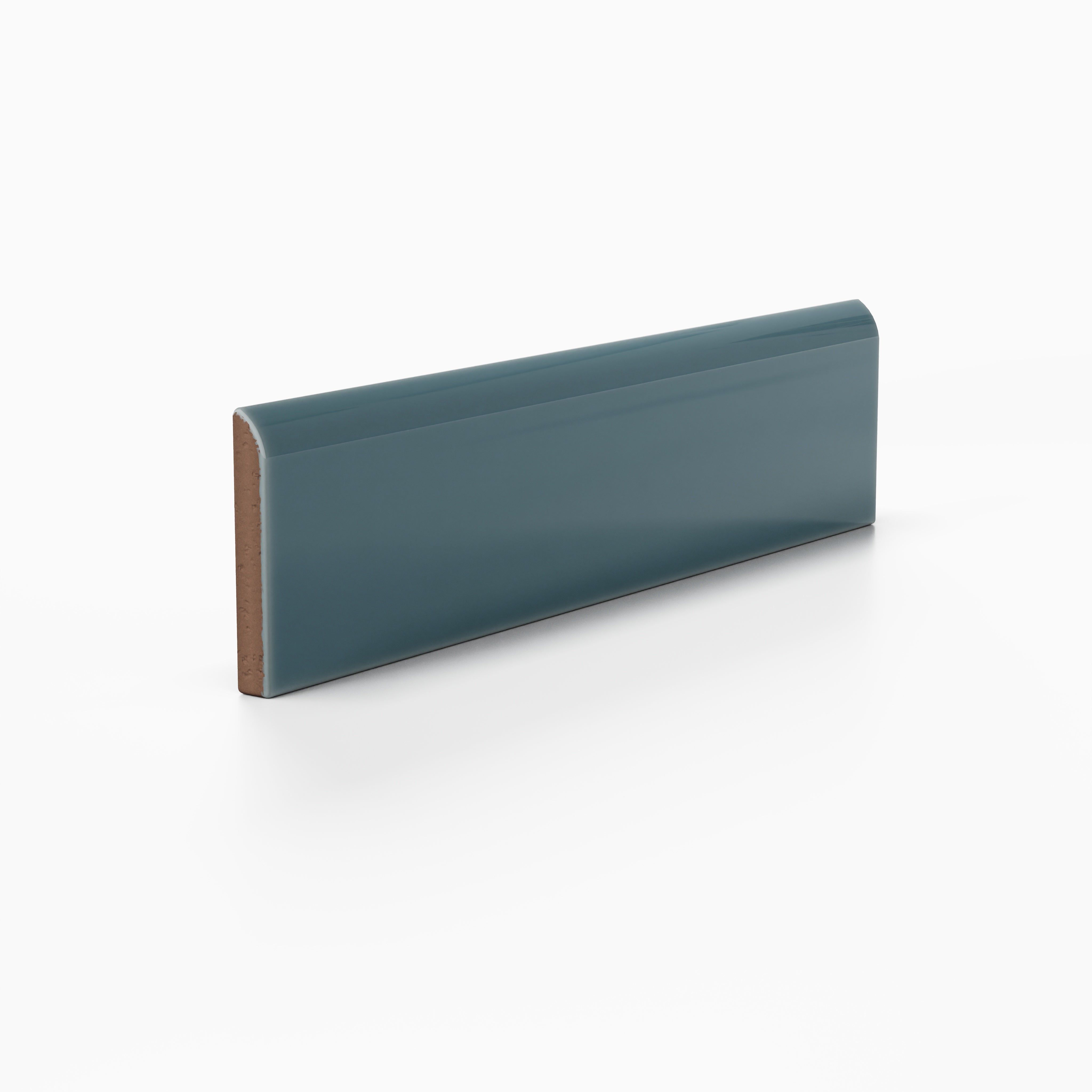 Quick Ship 2x8 Long Edge Bullnose Natural Press Trim in King Tide Gloss