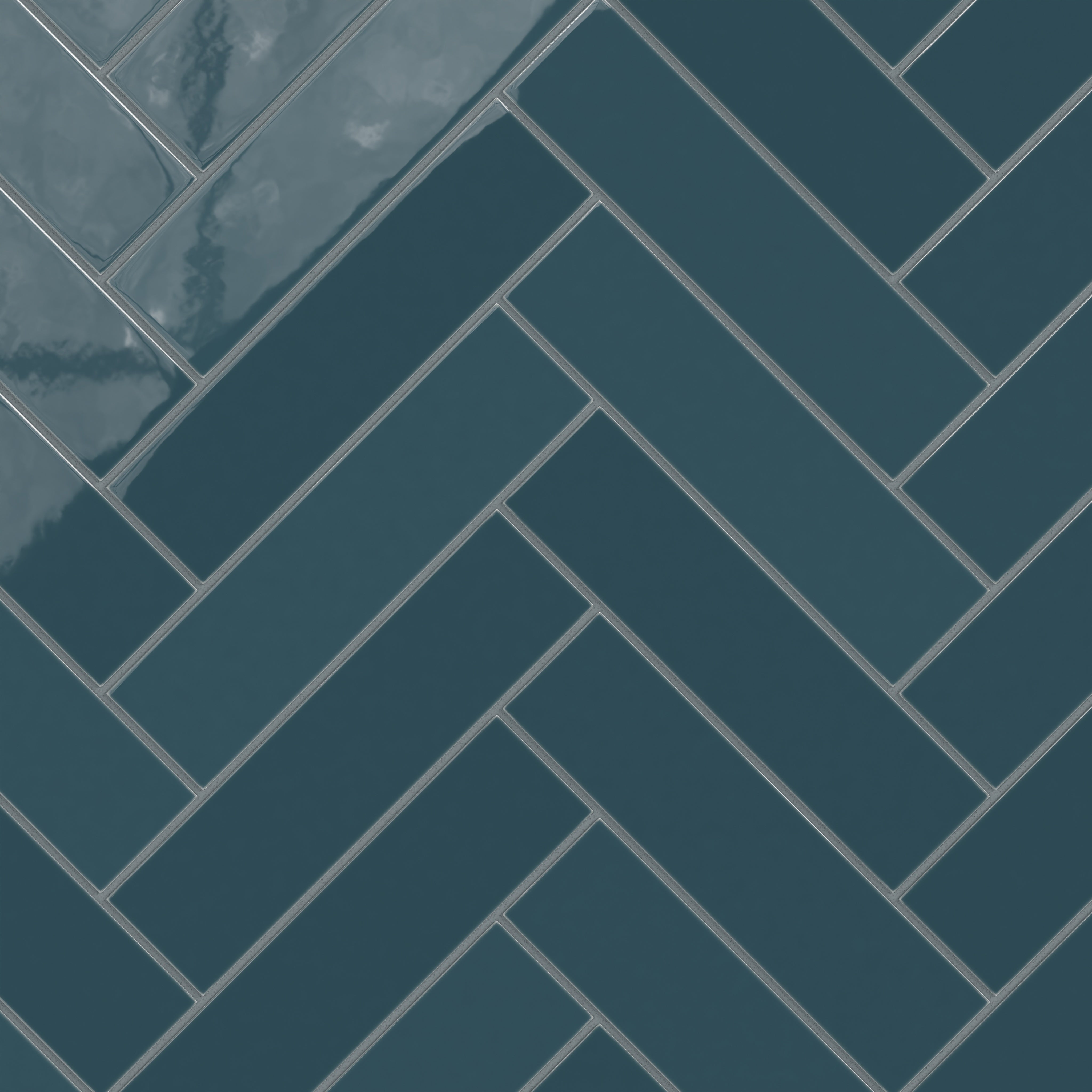 3x12 Natural Press Ceramic Tile in King Tide Gloss