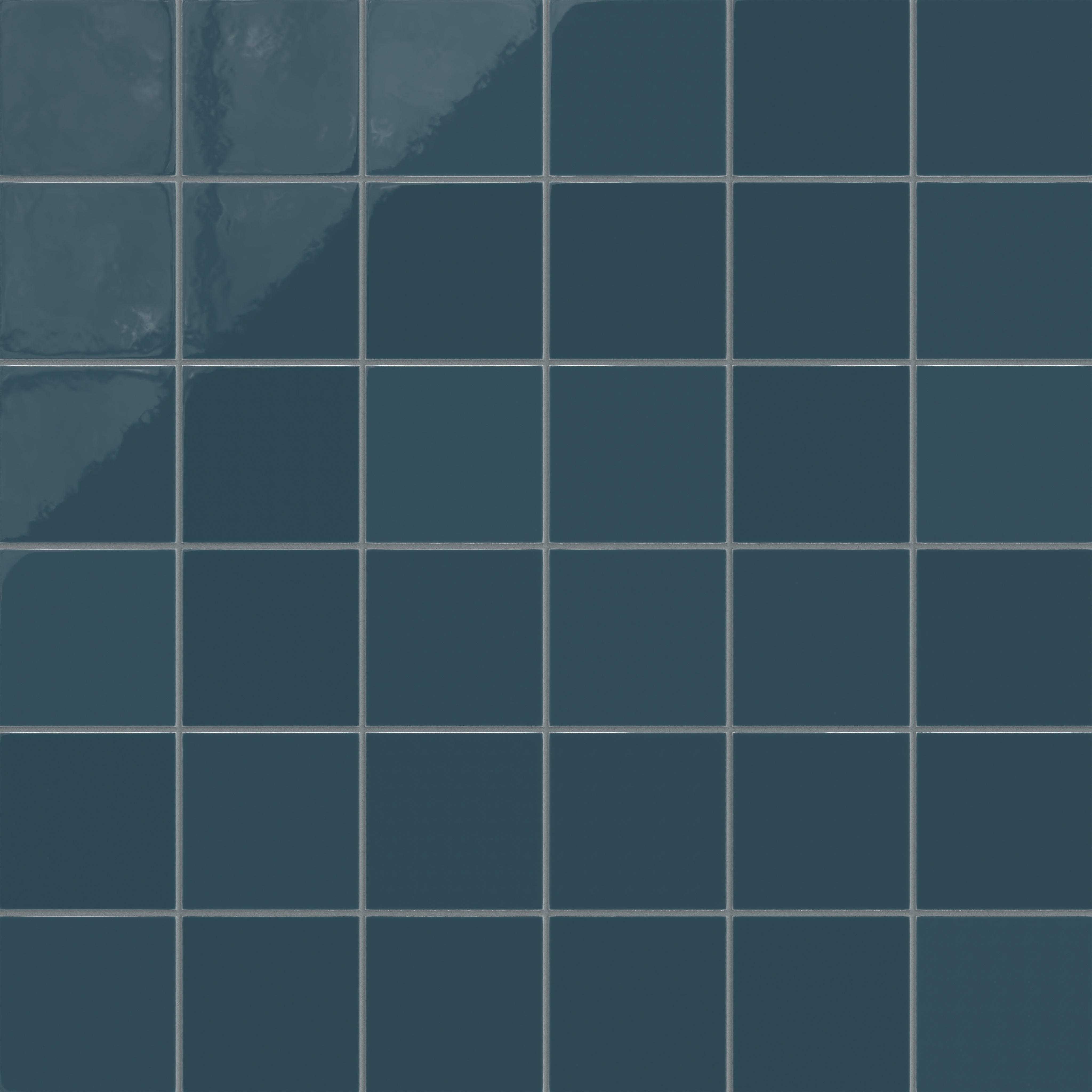 6x6 Natural Press Ceramic Tile in King Tide Gloss