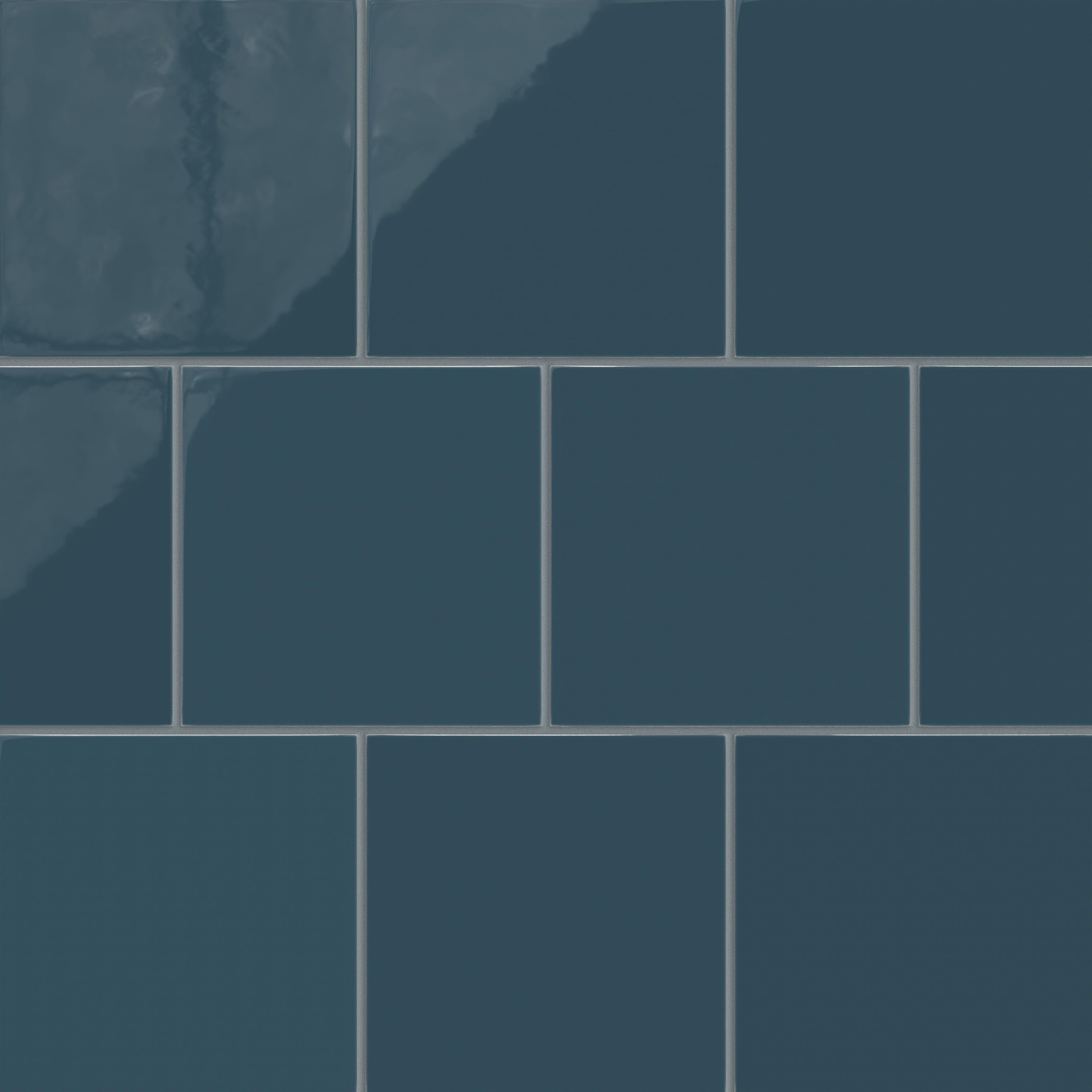 8x8 Natural Press Ceramic Tile in King Tide Gloss