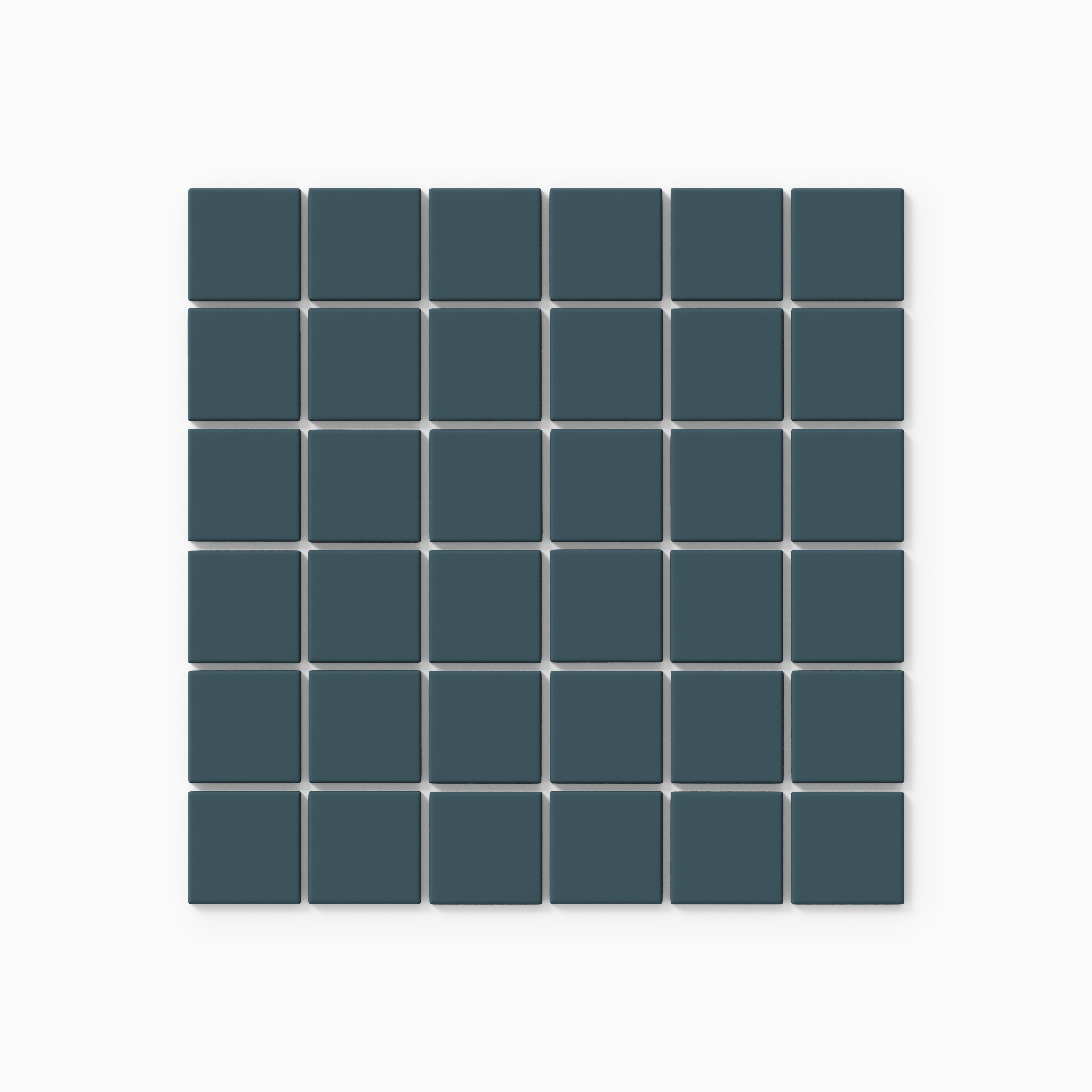2x2 Straight Set Sheeted Natural Press Ceramic Mosaic Tile in King Tide Matte