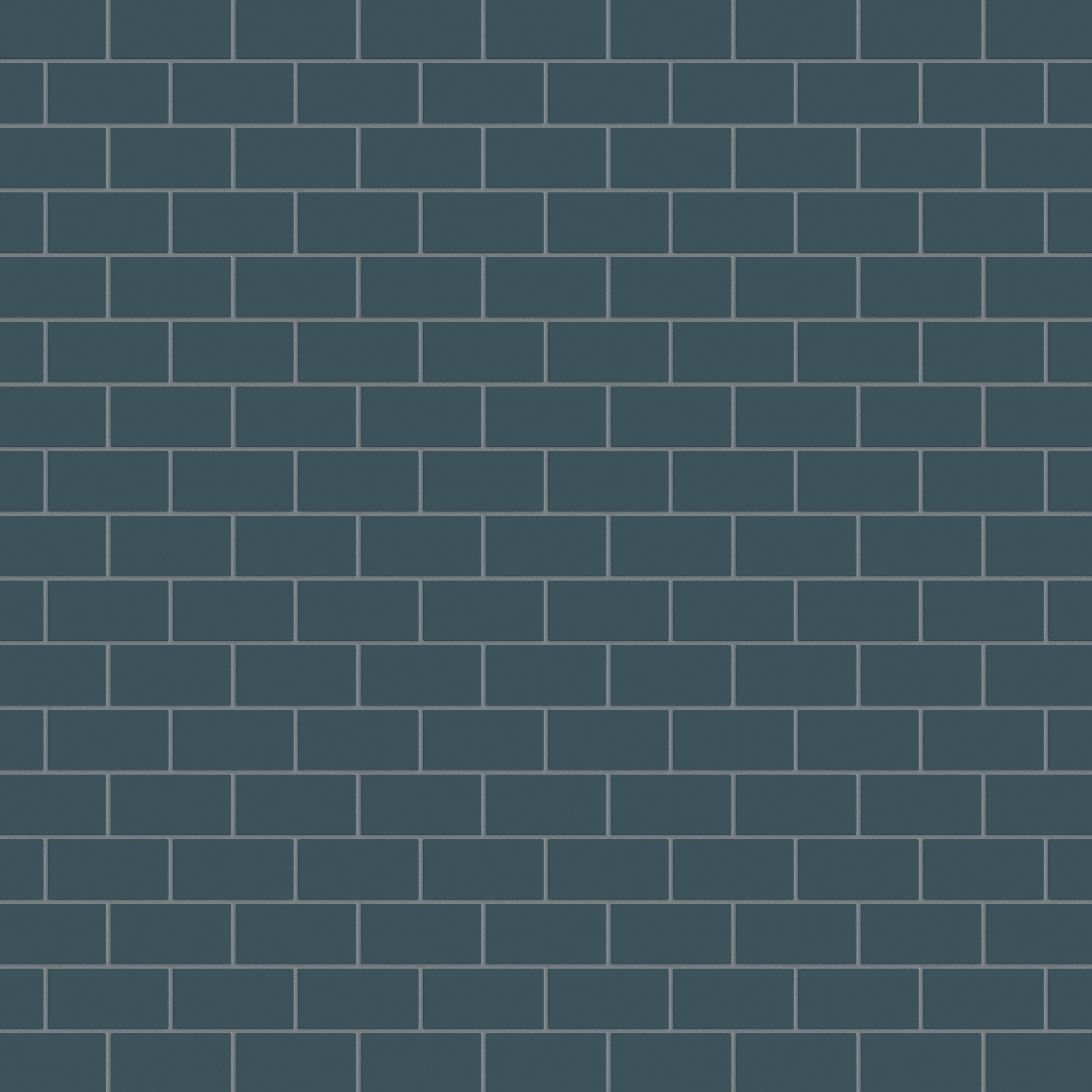 2x4 Half Offset Sheeted Natural Press Ceramic Mosaic Tile in King Tide Matte