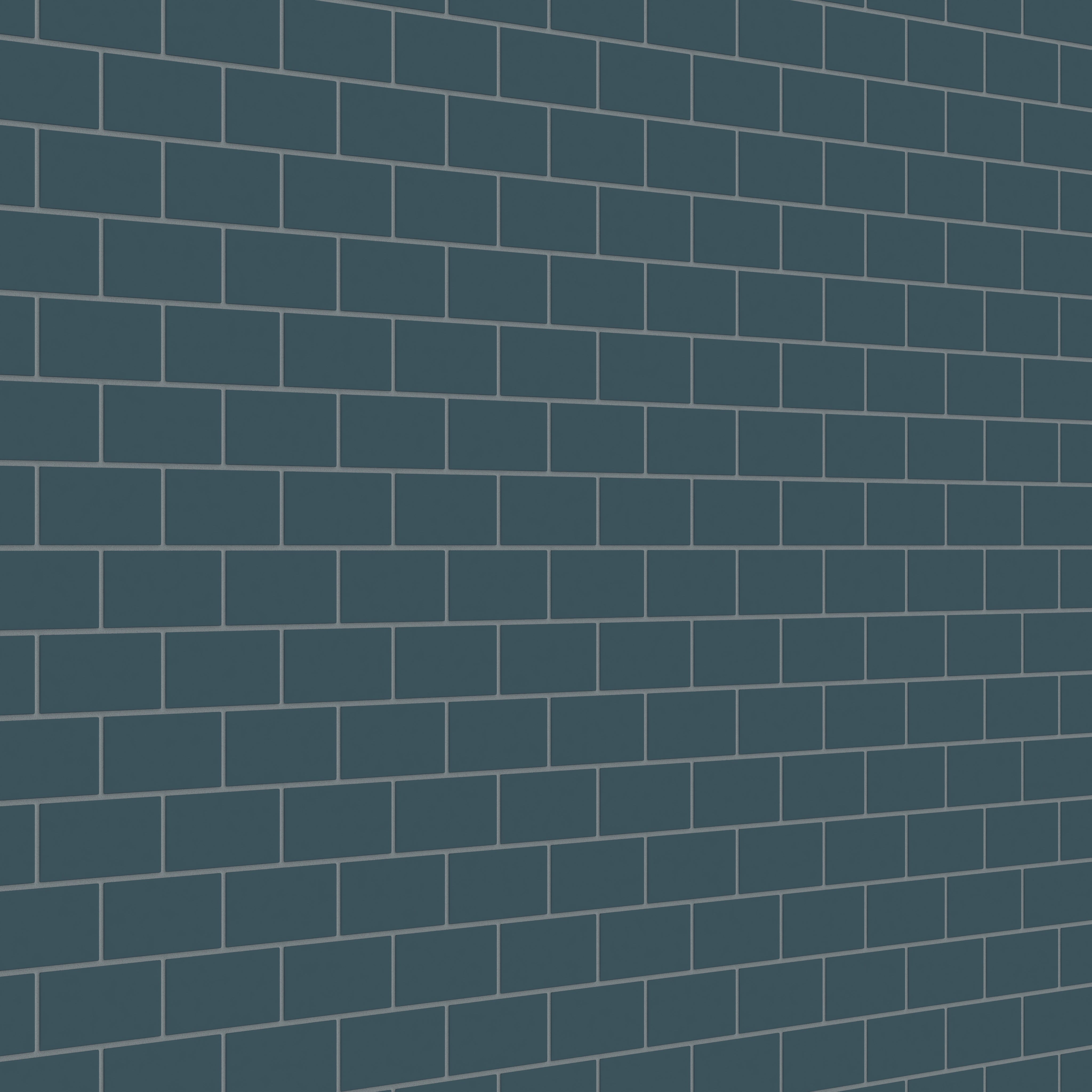 2x4 Half Offset Sheeted Natural Press Ceramic Mosaic Tile in King Tide Matte